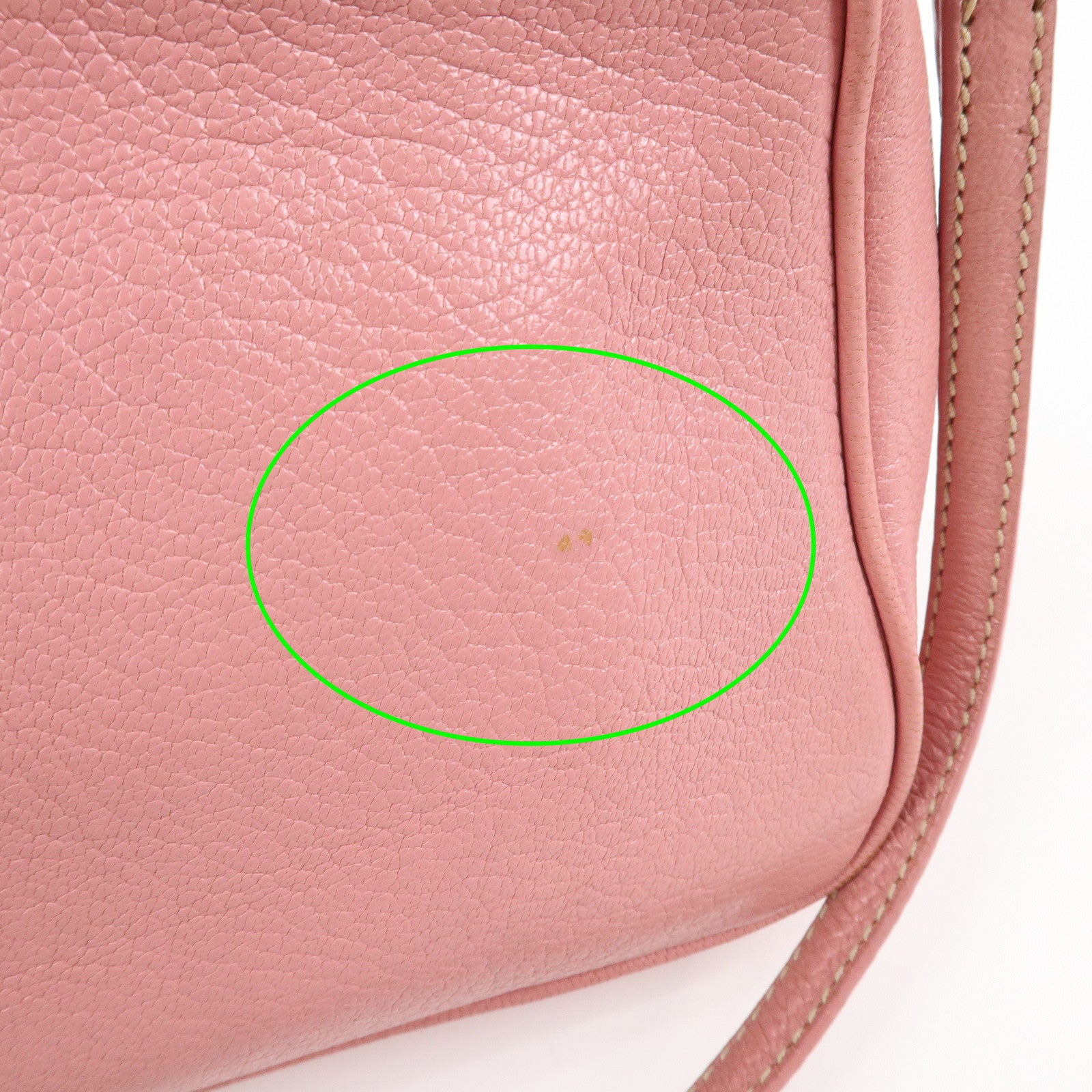 MIU MIU Logo Leather 2Way Bag Hand Bag Shoulder Bag Pink