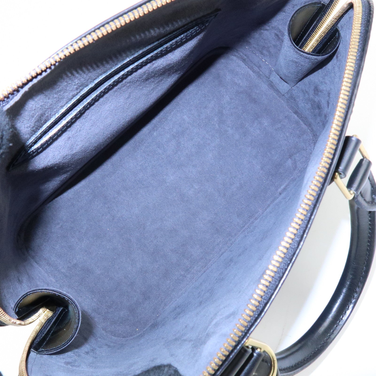 Louis Vuitton Epi Alma Hand Bag Noir Black M52142