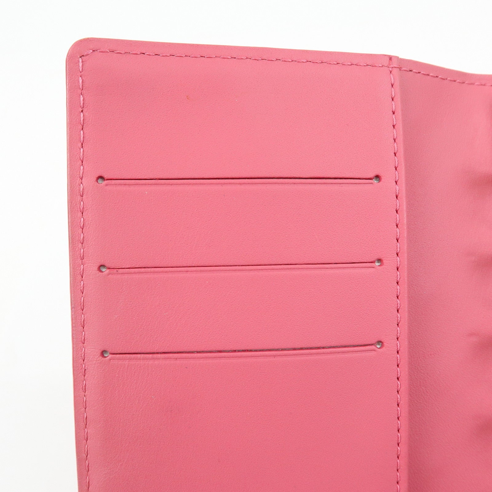 Louis Vuitton Monogram Vernis Agenda PM Planner Cover Pink R2101F