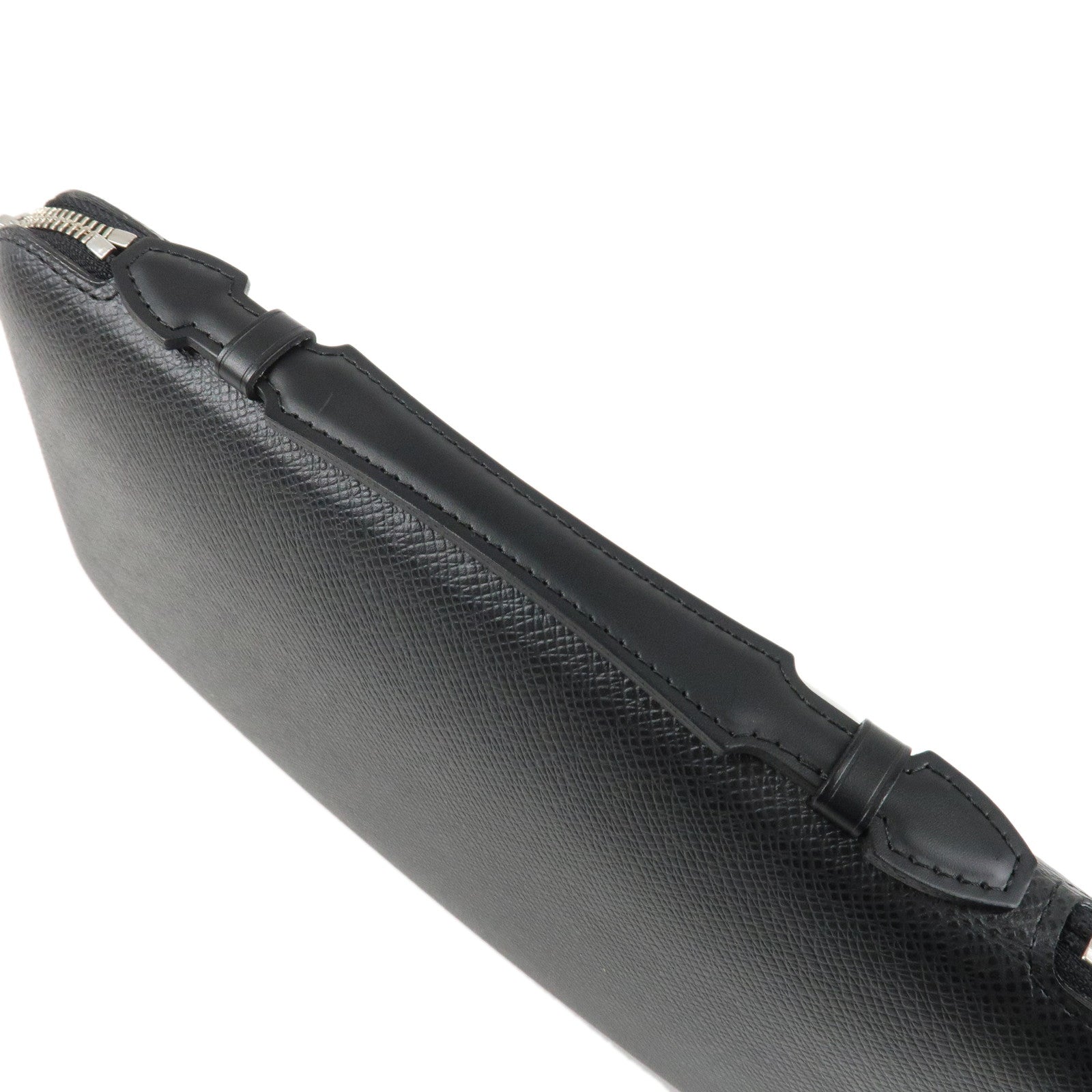 Louis Vuitton Taiga Leather Organizer Long Wallet Ardoise M30652 Used