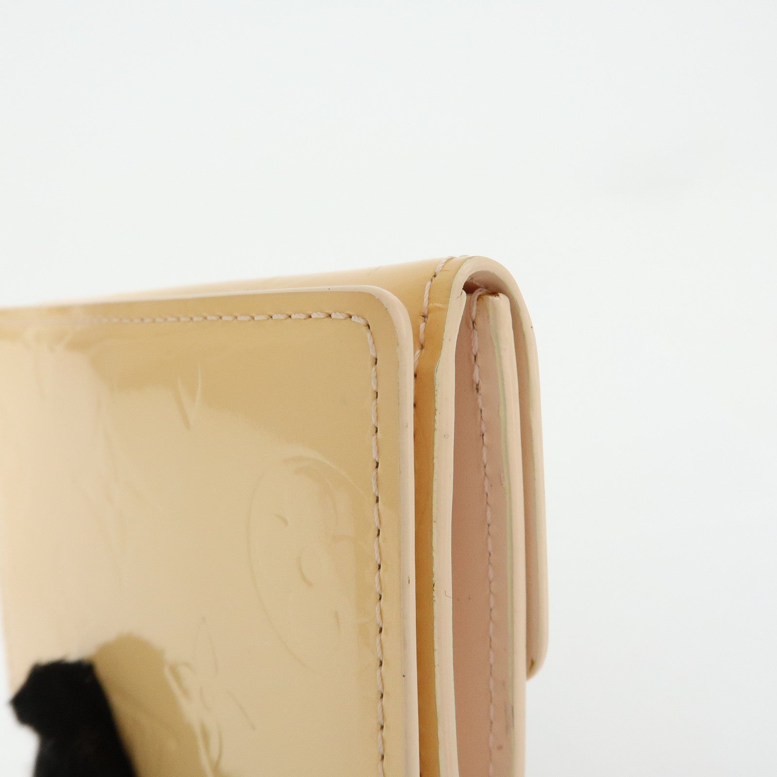 Louis Vuitton Vernis Ludlow Coin Case Marshmallow Pink M91355