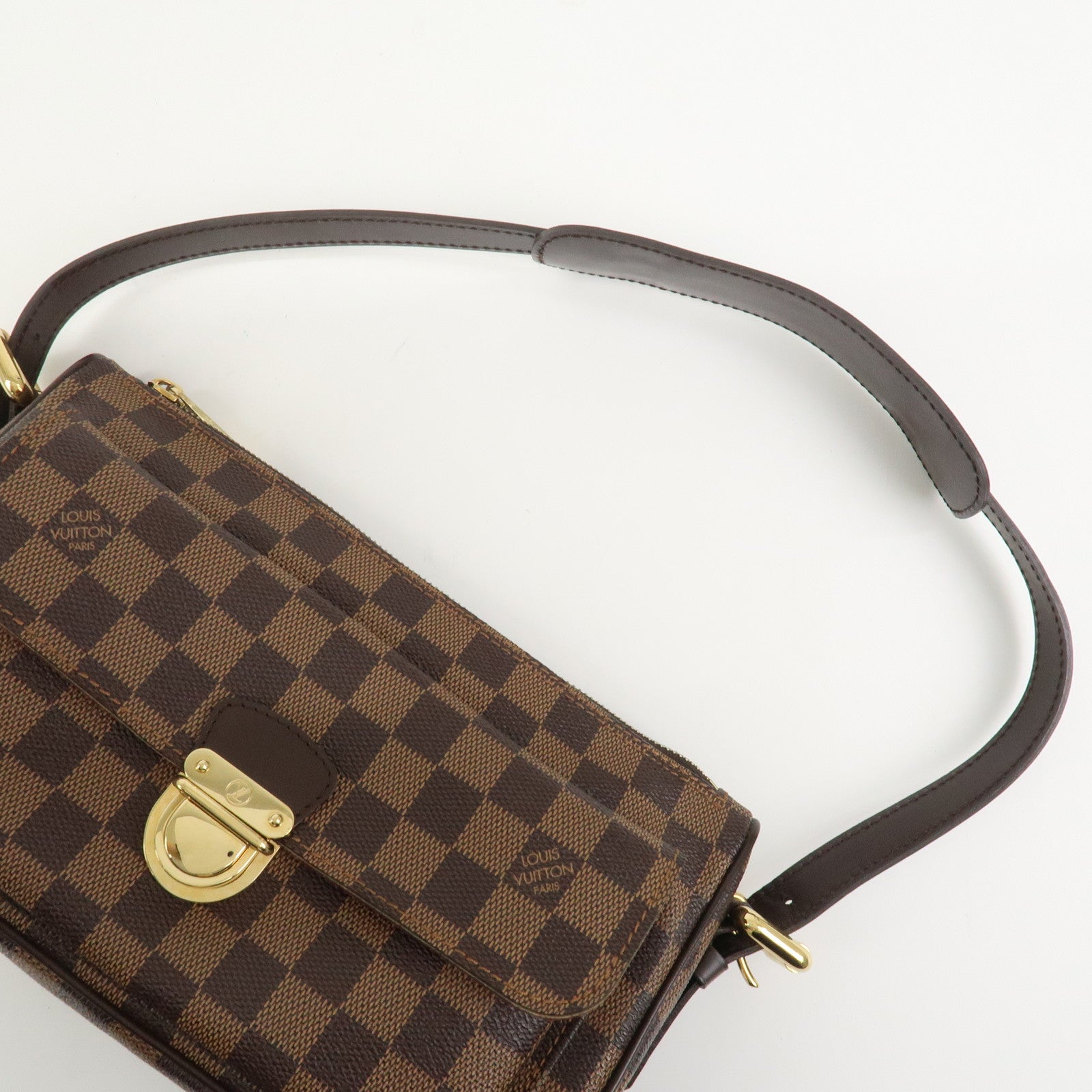 Louis Vuitton Damier Ravello GM Shoulder Bag Hand Bag Brown N60006