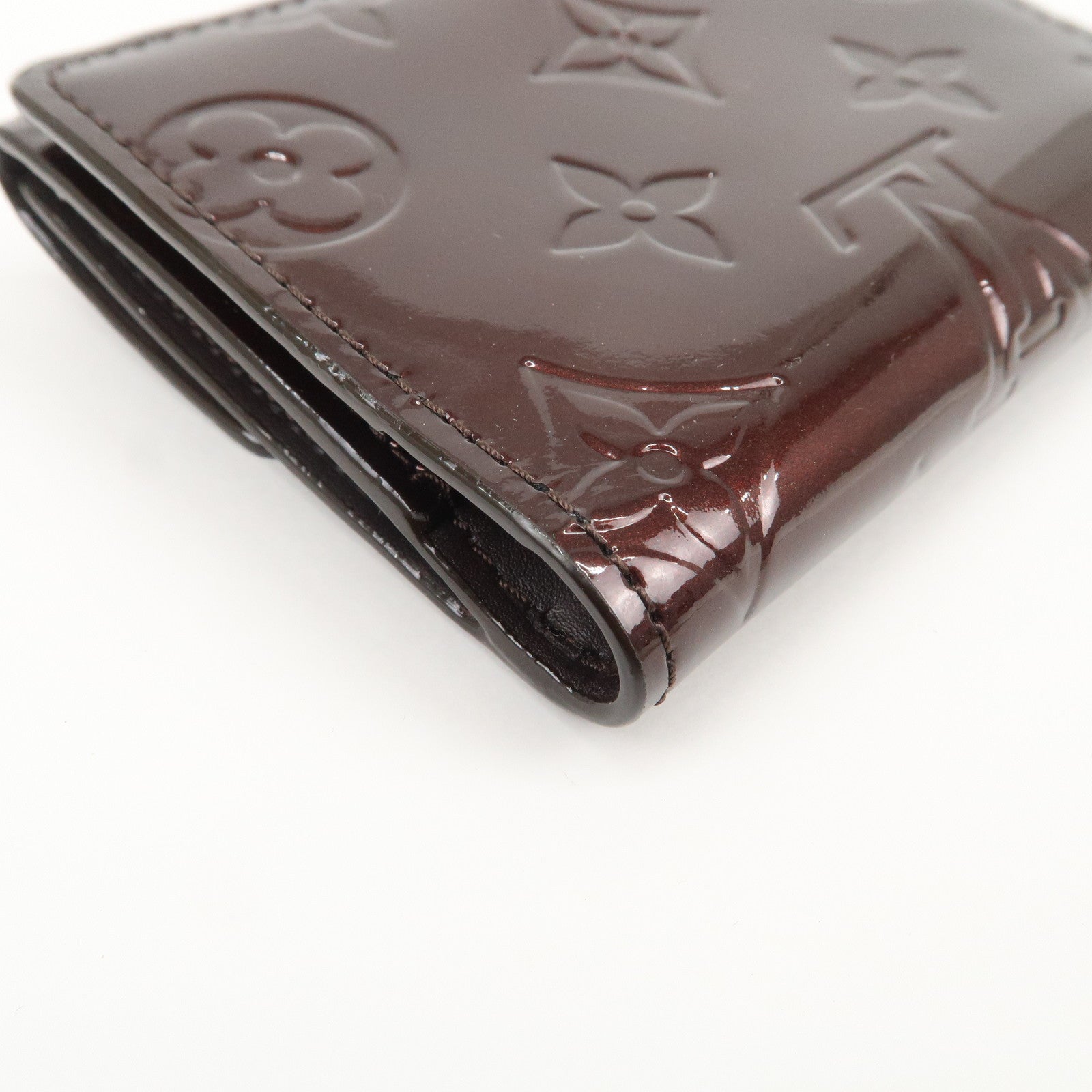 Louis Vuitton Monogram Vernis Leather Ludlow Coin Card Case M93519