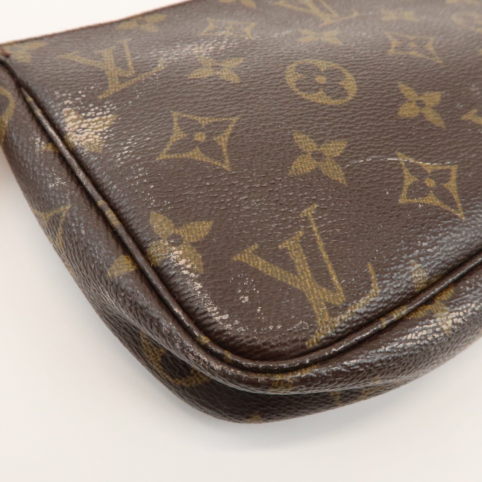 Louis Vuitton Monogram Pochette Accessoires Pouch Hand Bag M51980