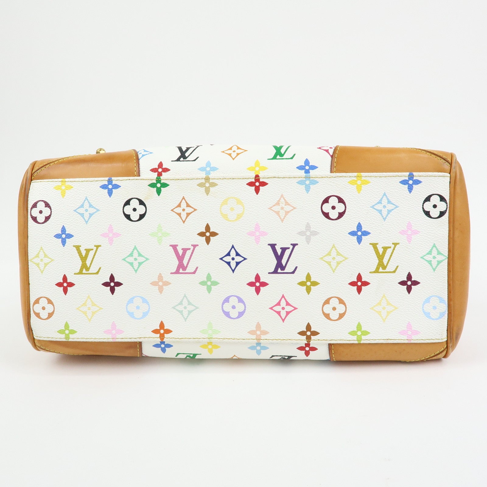 Louis Vuitton Monogram Multicolor Claudia Hand Bag Blanc M40193