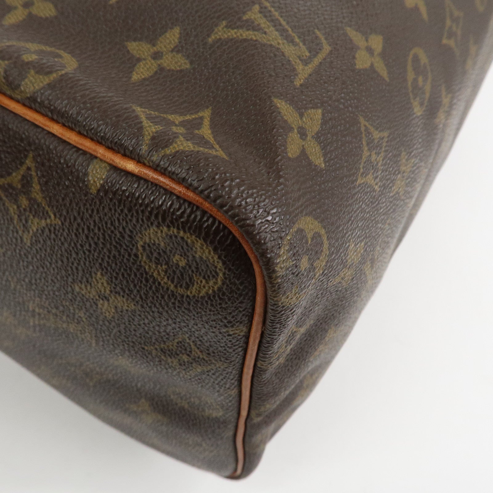 Louis Vuitton Monogram Speedy 40 Hand Bag Boston Bag Brown M41522