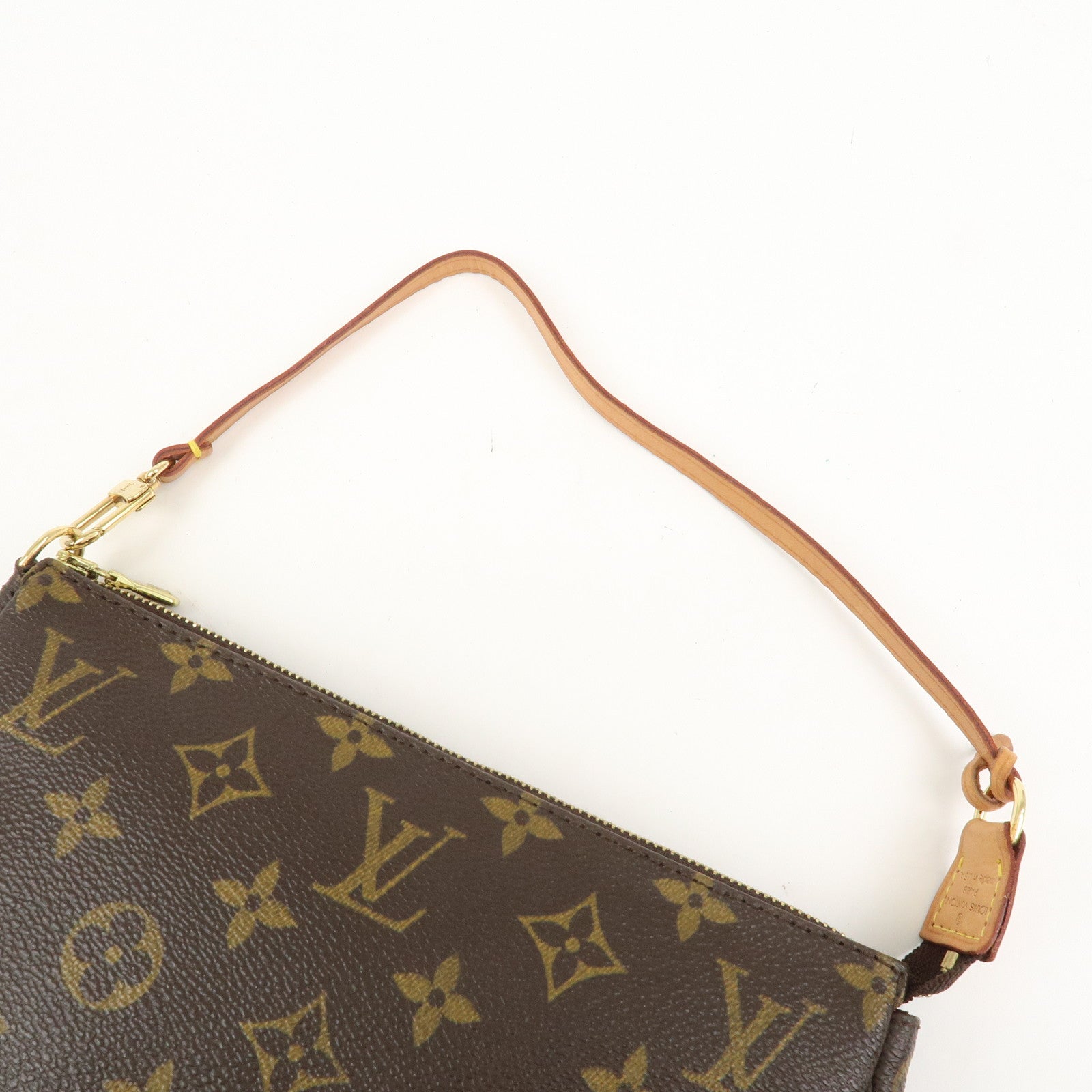 Louis Vuitton Monogram Pochette Accessoires Hand Bag Brown M51980