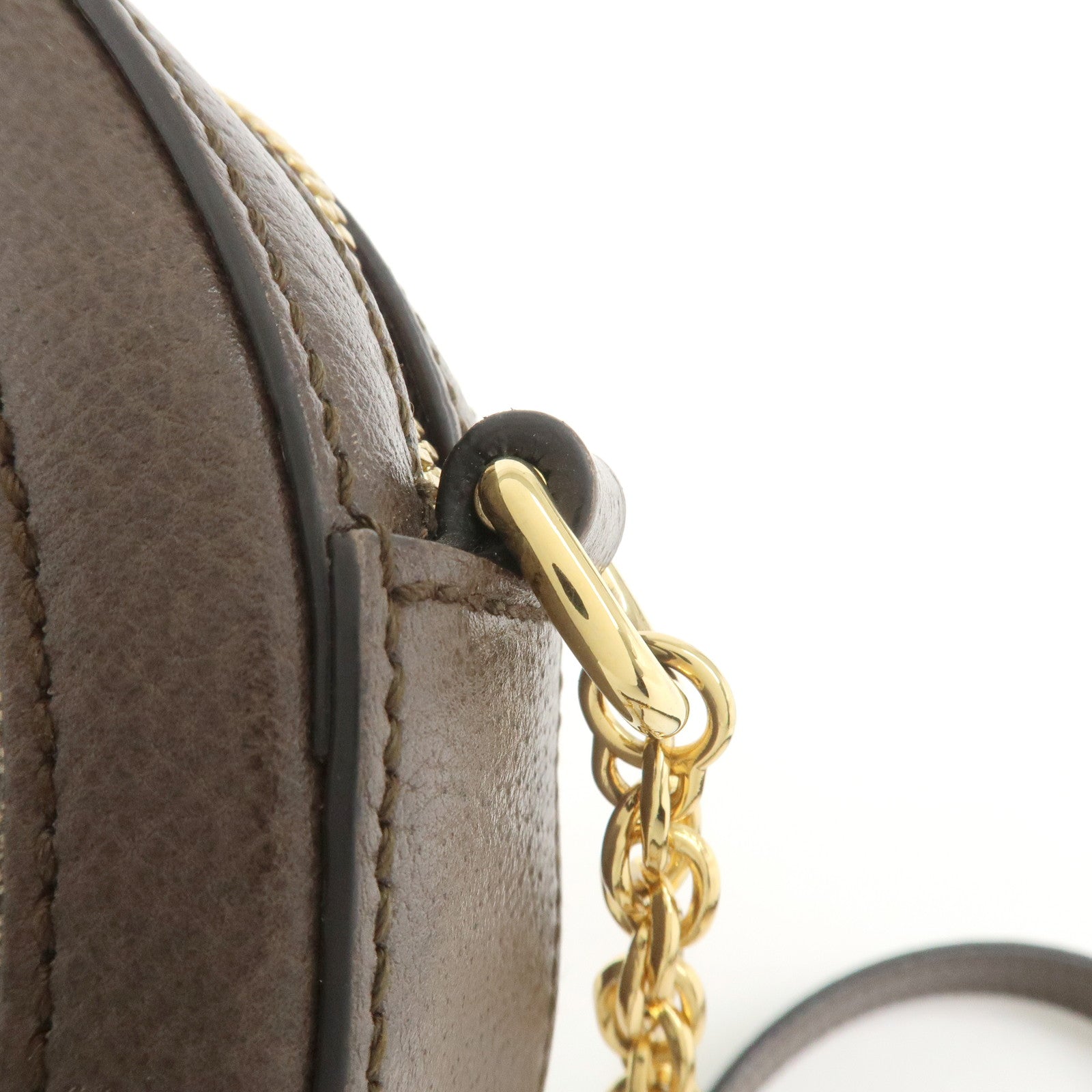 GUCCI Ophidia GG Supreme PVC Leather Shoulder Bag Brown 550618