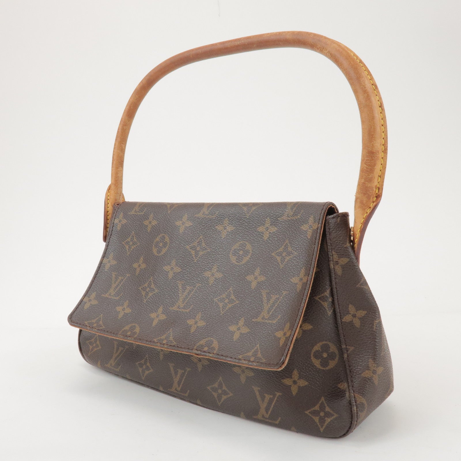 Louis Vuitton Monogram Mini Looping Shoulder Bag Brown M51147