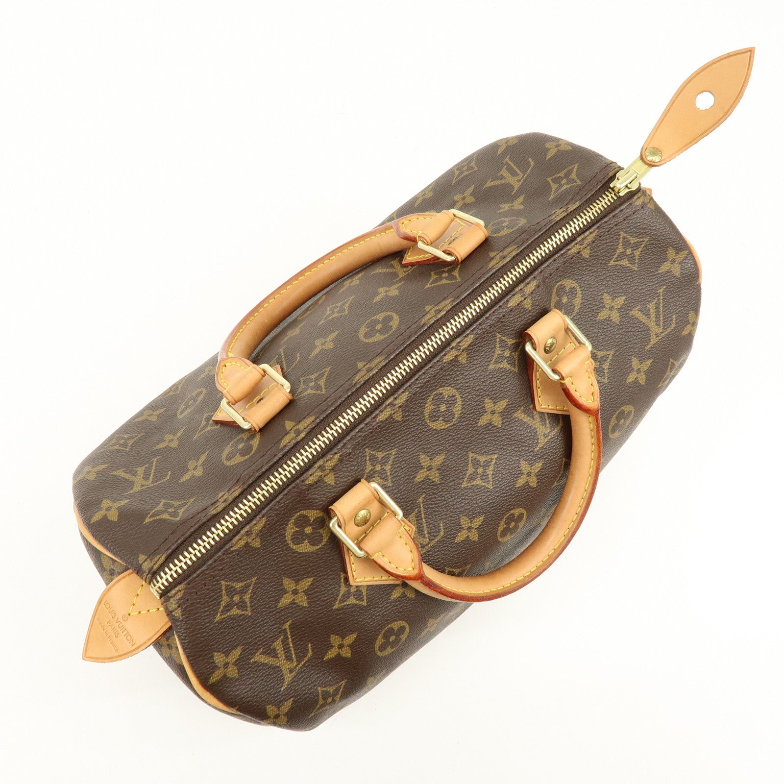 Louis Vuitton Monogram Speedy 30 Boston Bag Hand Bag Brown M41526