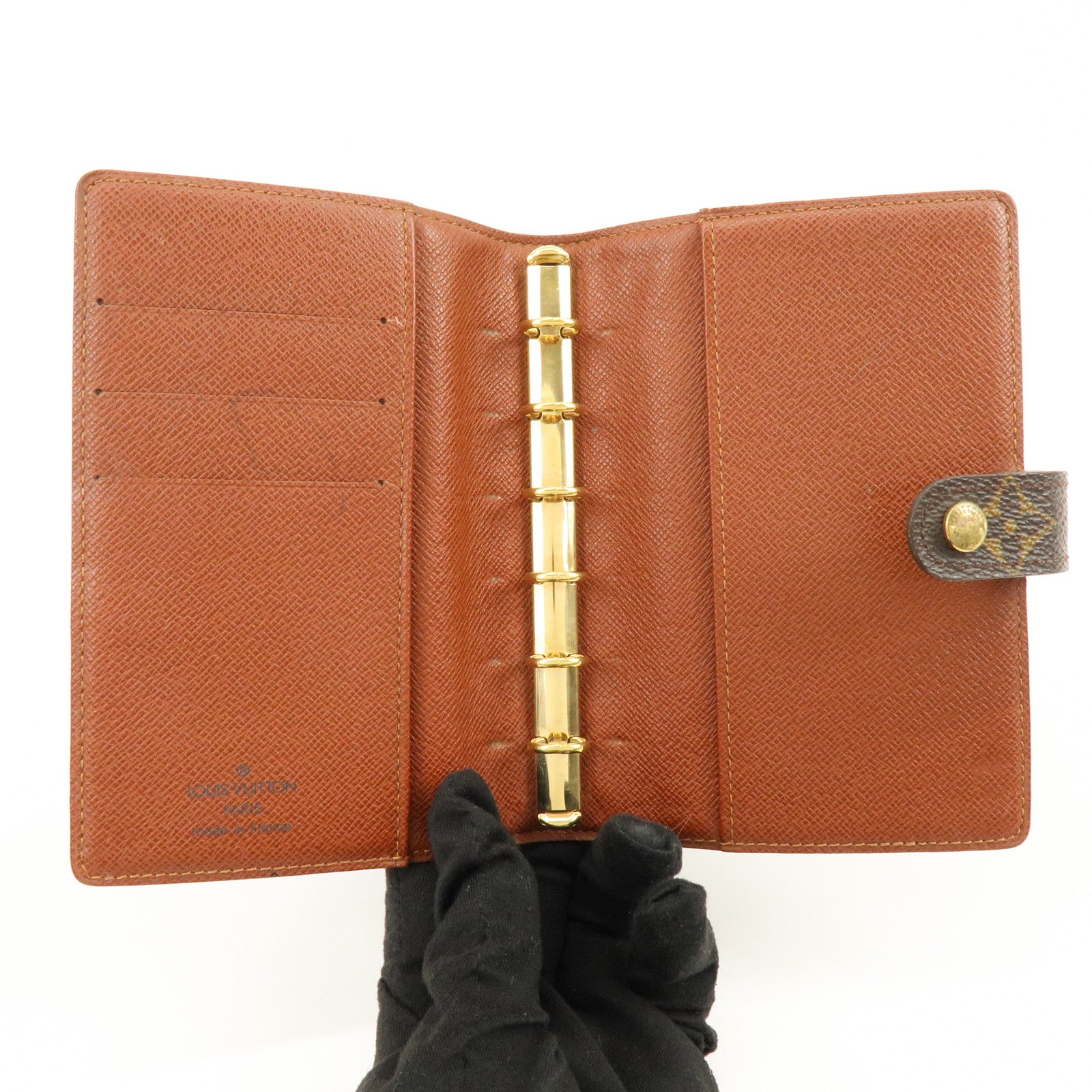 Louis Vuitton Monogram Agenda PM Planner Cover Brown R20005