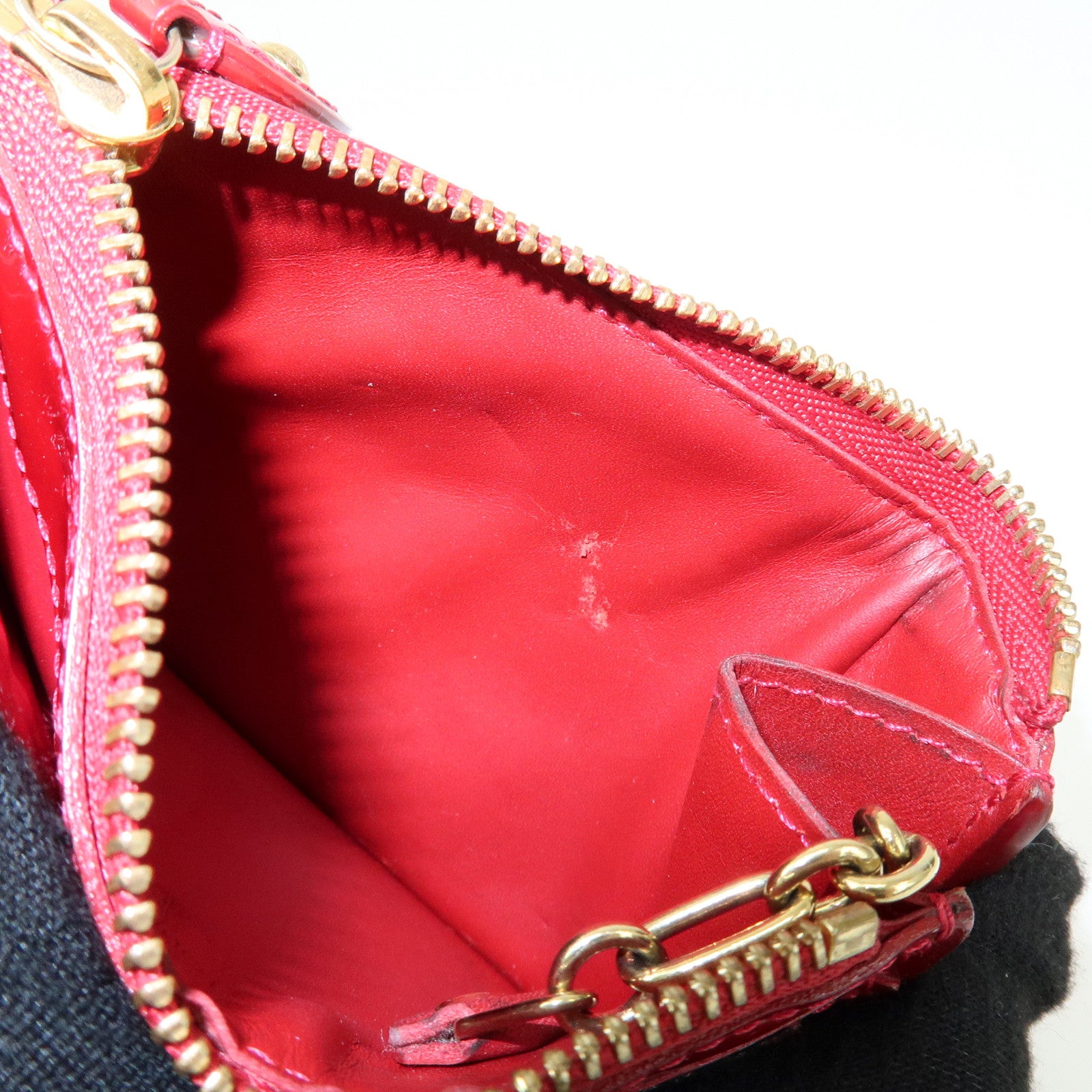 Louis Vuitton Monogram Vernis Pochette Cles NM Coin Case M93559