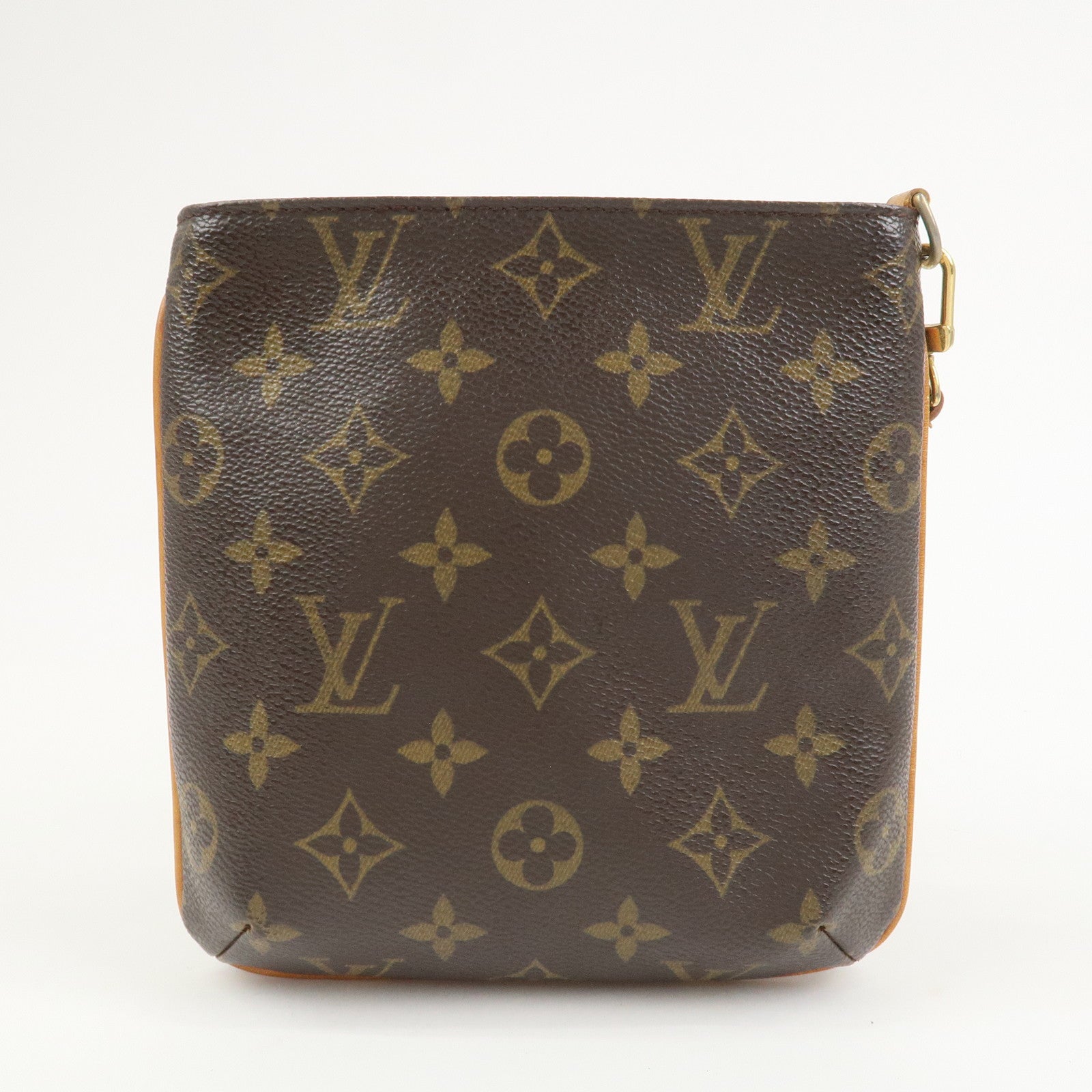 Louis Vuitton Monogram Partition Pouch Wristlet Bag Brown M51901