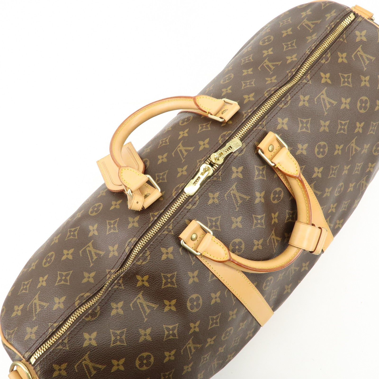 Louis Vuitton Monogram Keep All Bandouliere 55 Boston Bag M41414 Used