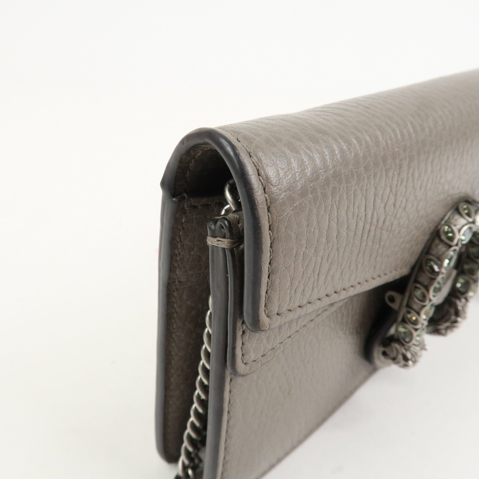 GUCCI Dionysus Super Mini Bag Leather Chain Shoulder Bag 476432