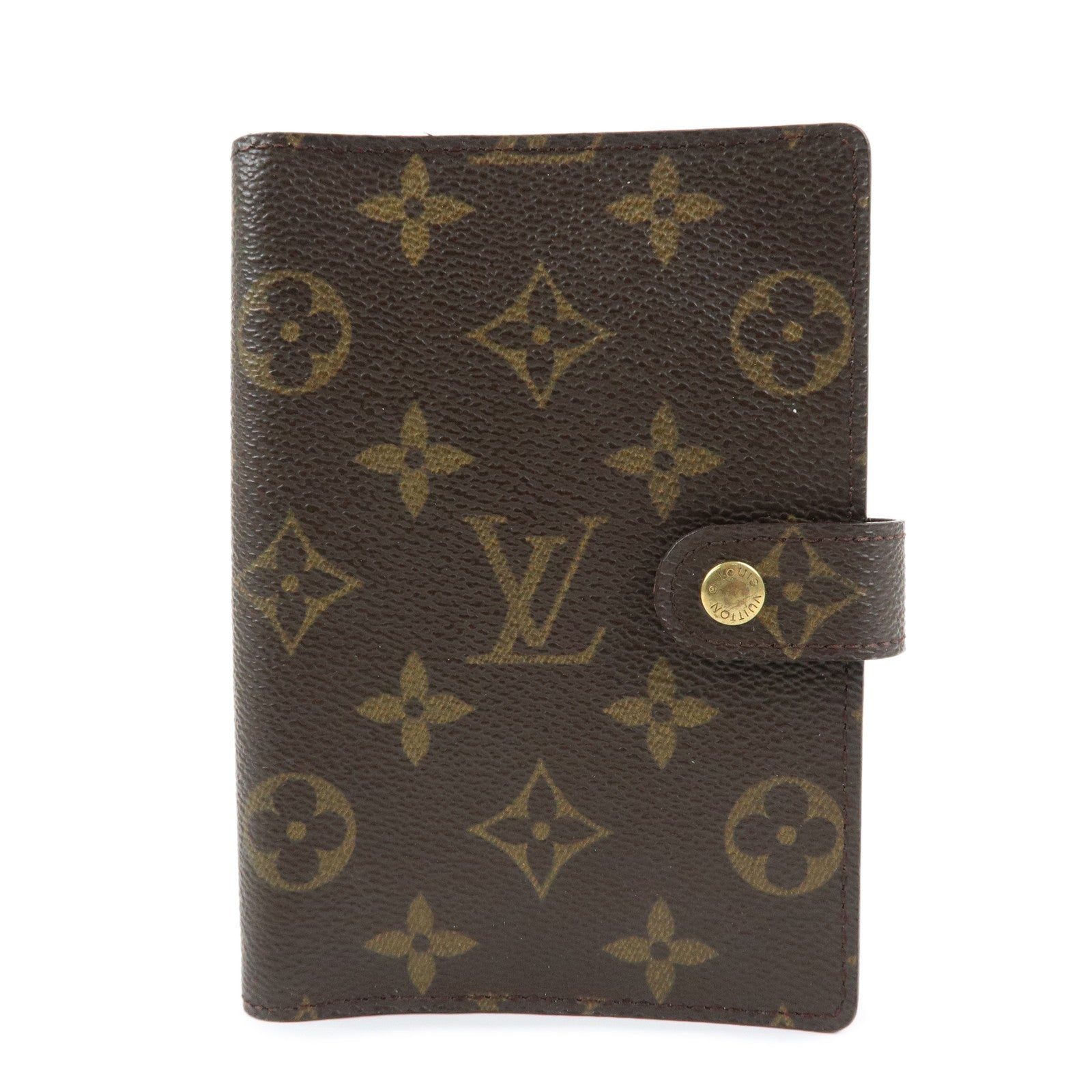 Louis Vuitton Monogram Agenda PM Planner Cover Brown R20005