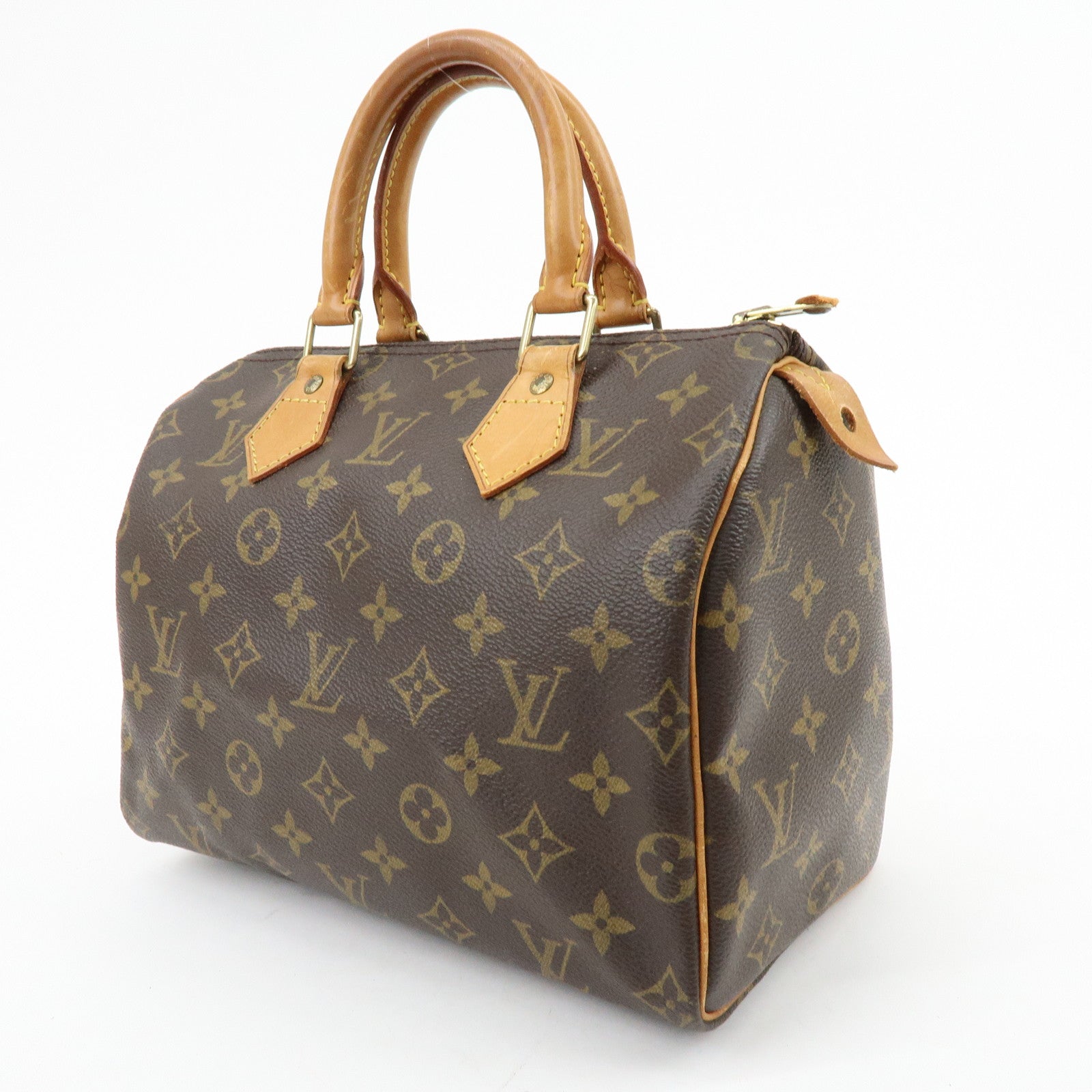 Louis Vuitton Monogram Speedy 25 Boston Bag Hand Bag Brown M41528