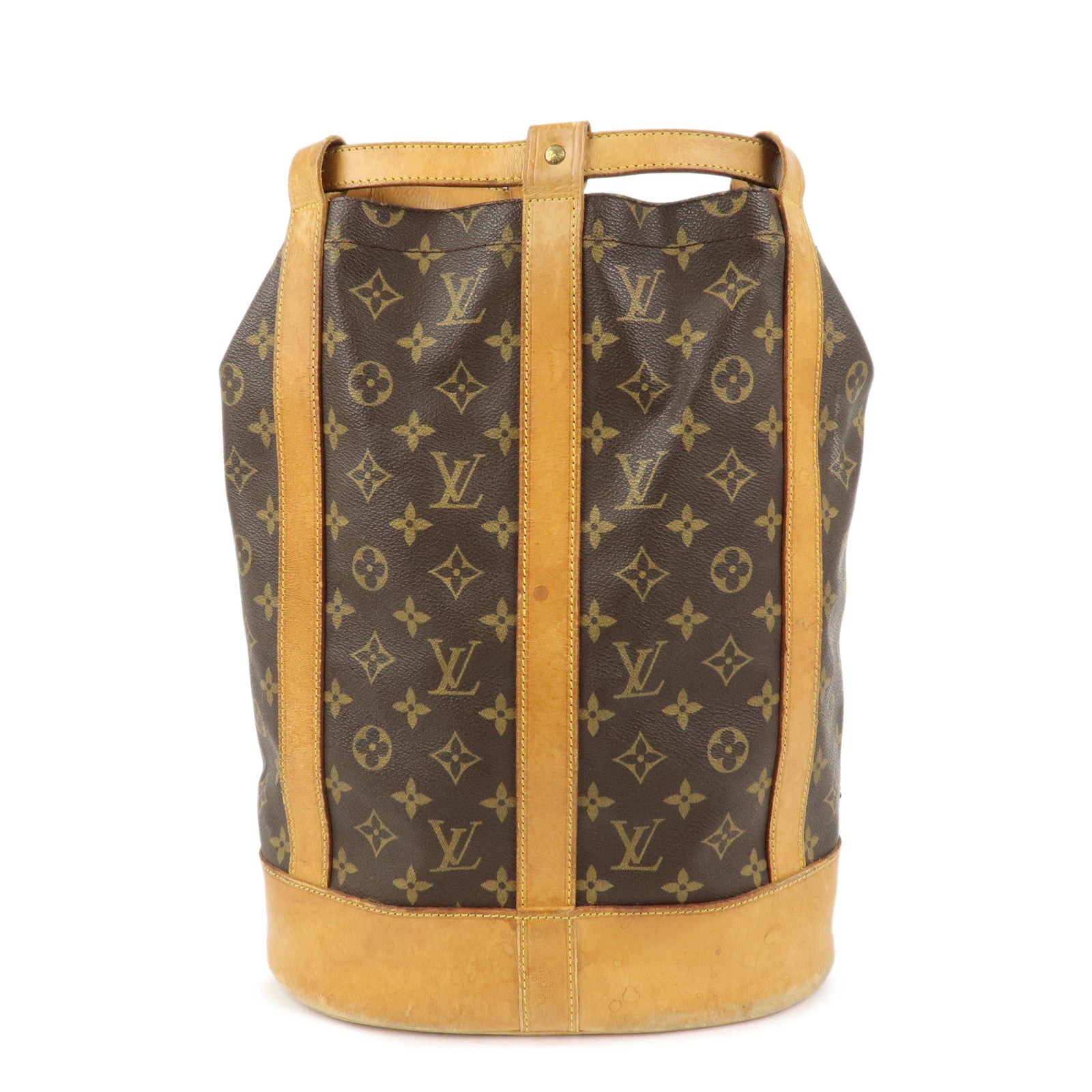 Louis Vuitton Monogram Randonnee PM Shoulder Bag Brown M42243