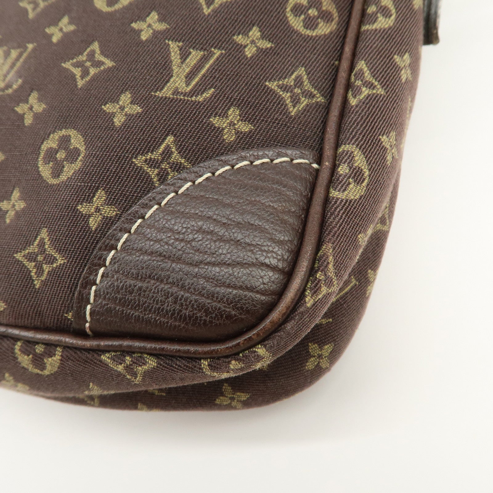 Louis Vuitton Monogram Mini Lin Danube Shoulder Bag Brown M95228