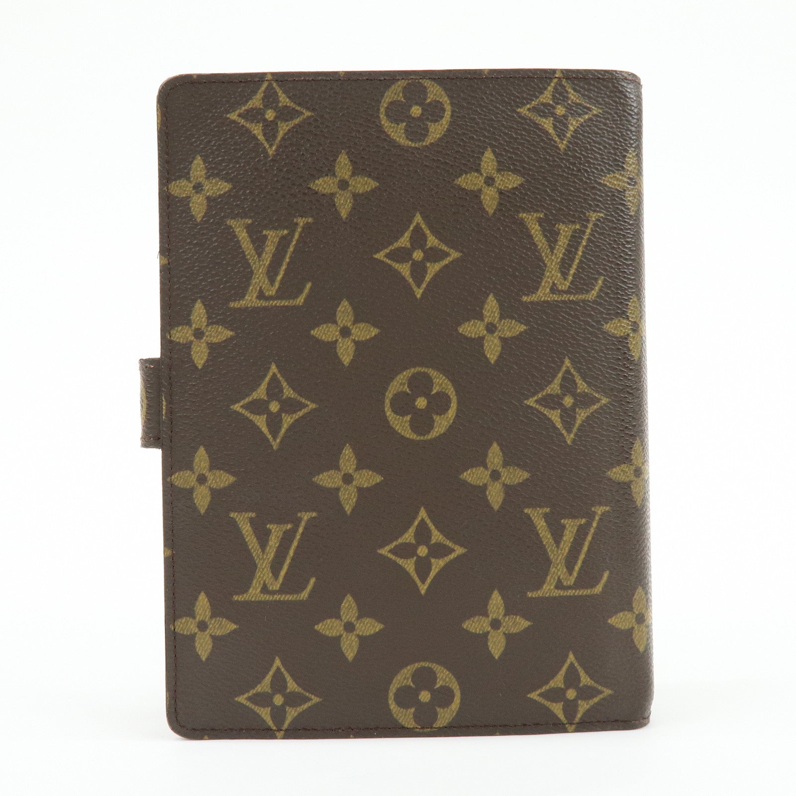Louis Vuitton Monogram Agenda MM Planner Cover Brown R20004