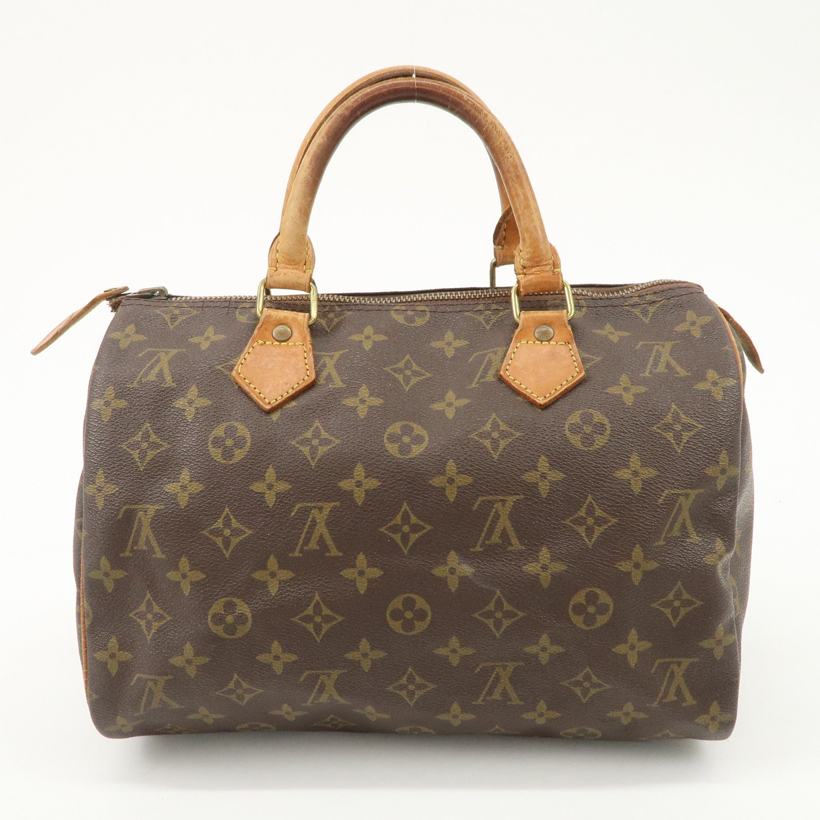 Louis Vuitton Monogram Speedy 30 Hand Bag Boston Bag M41526 Used