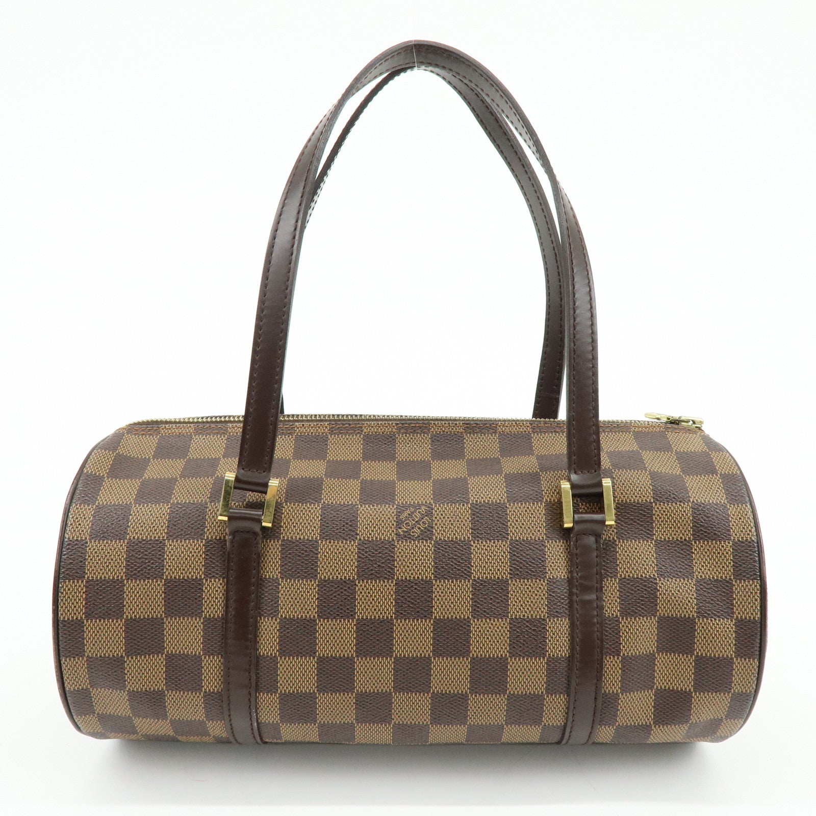 Louis Vuitton Damier Ebene Papillon 30 Hand Bag Brown N51303