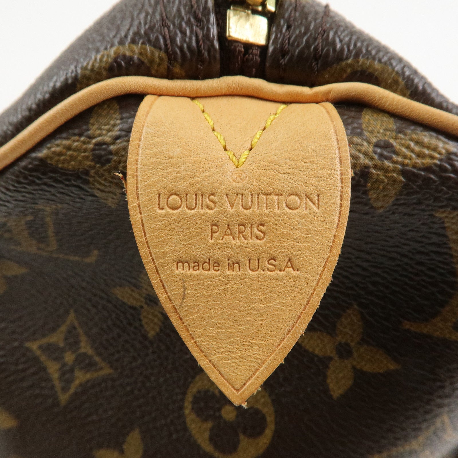 Louis Vuitton Monogram Speedy 30 Boston Bag Hand Bag Brown M41526