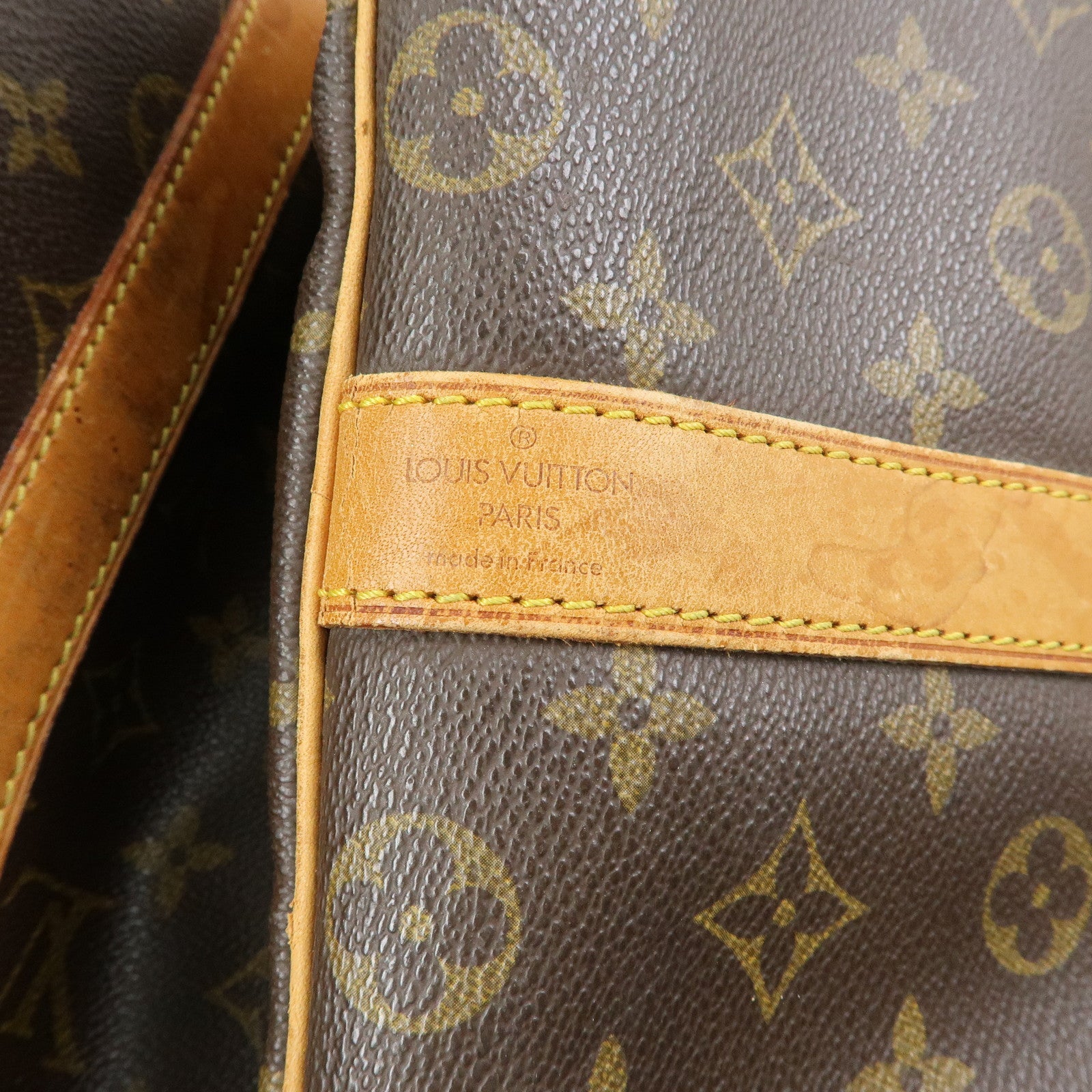 Louis Vuitton Monogram Keep All Bandouliere 50 Boston Bag M41416