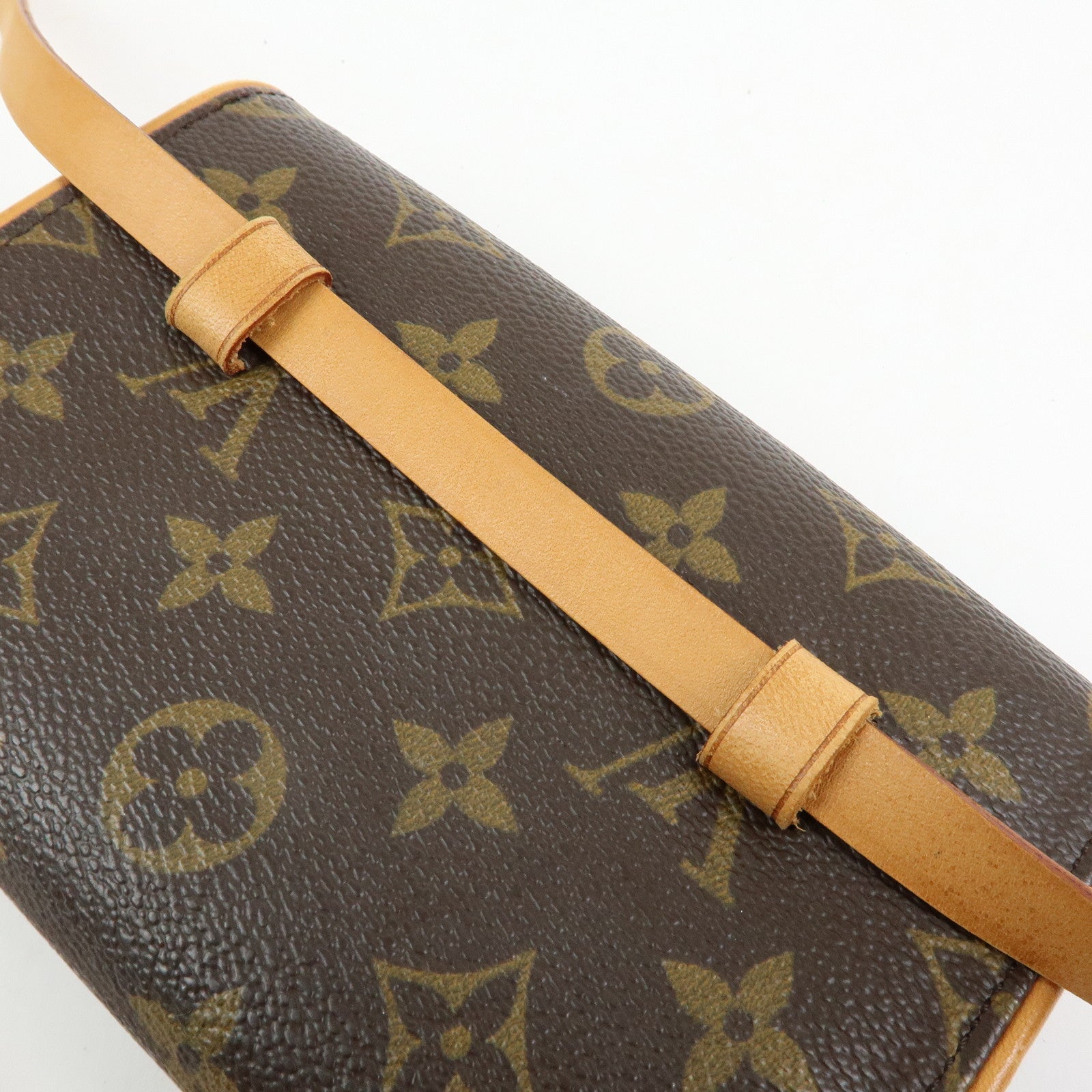 Louis Vuitton Monogram Pochette Florentine Waist Bag Belt S M51855