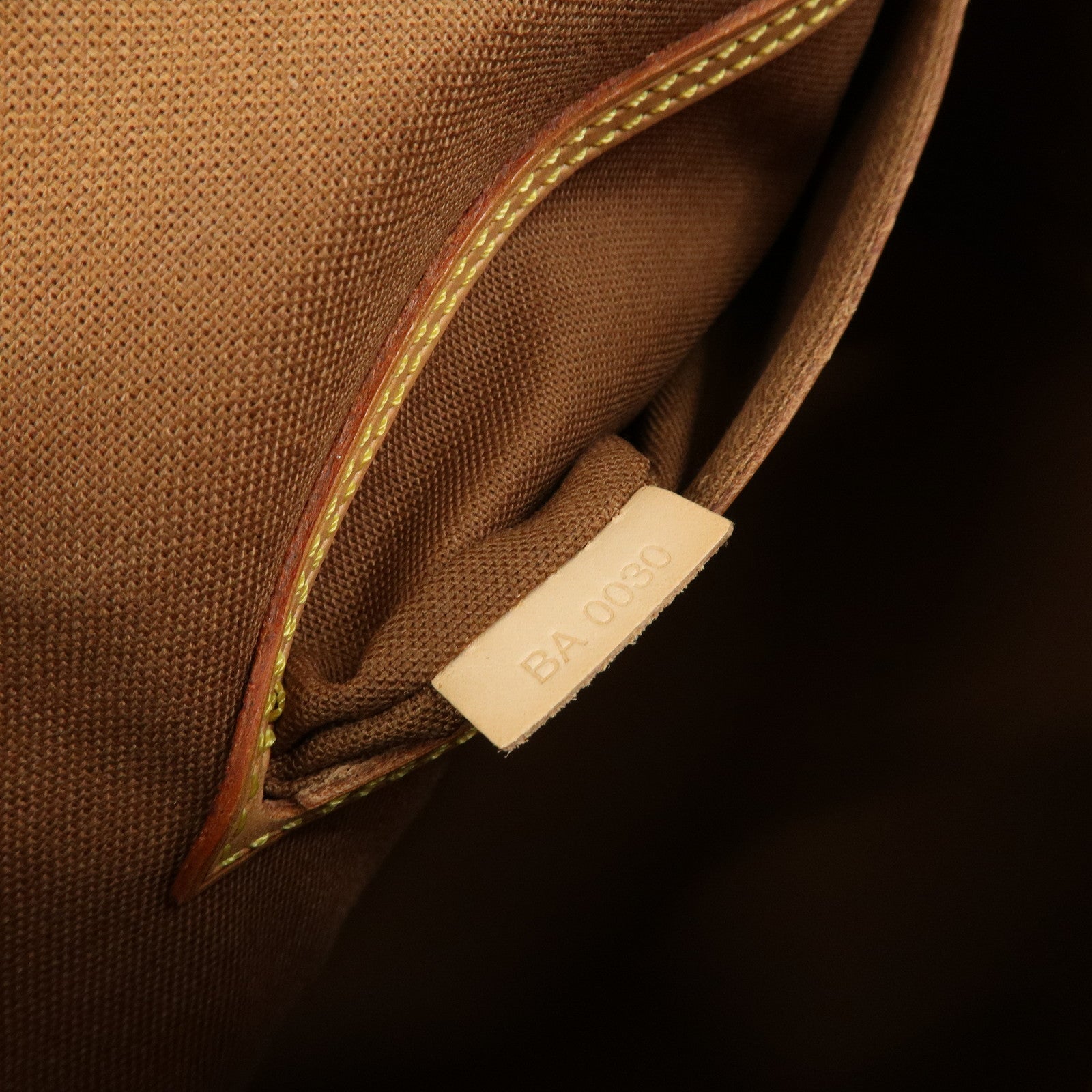 Louis Vuitton Monogram Alma Hand Bag Brown M51130