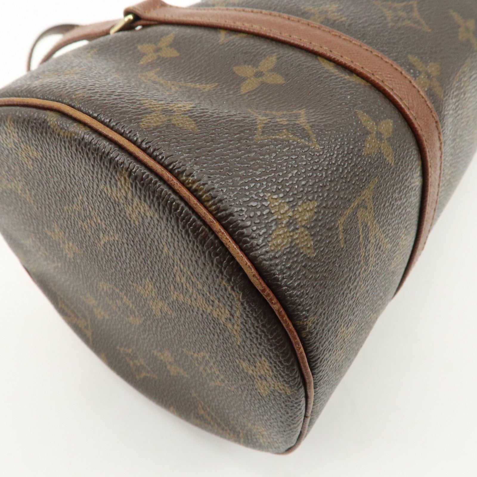 Louis Vuitton Monogram Papillon 30 Old Style Hand Bag Brown M51365