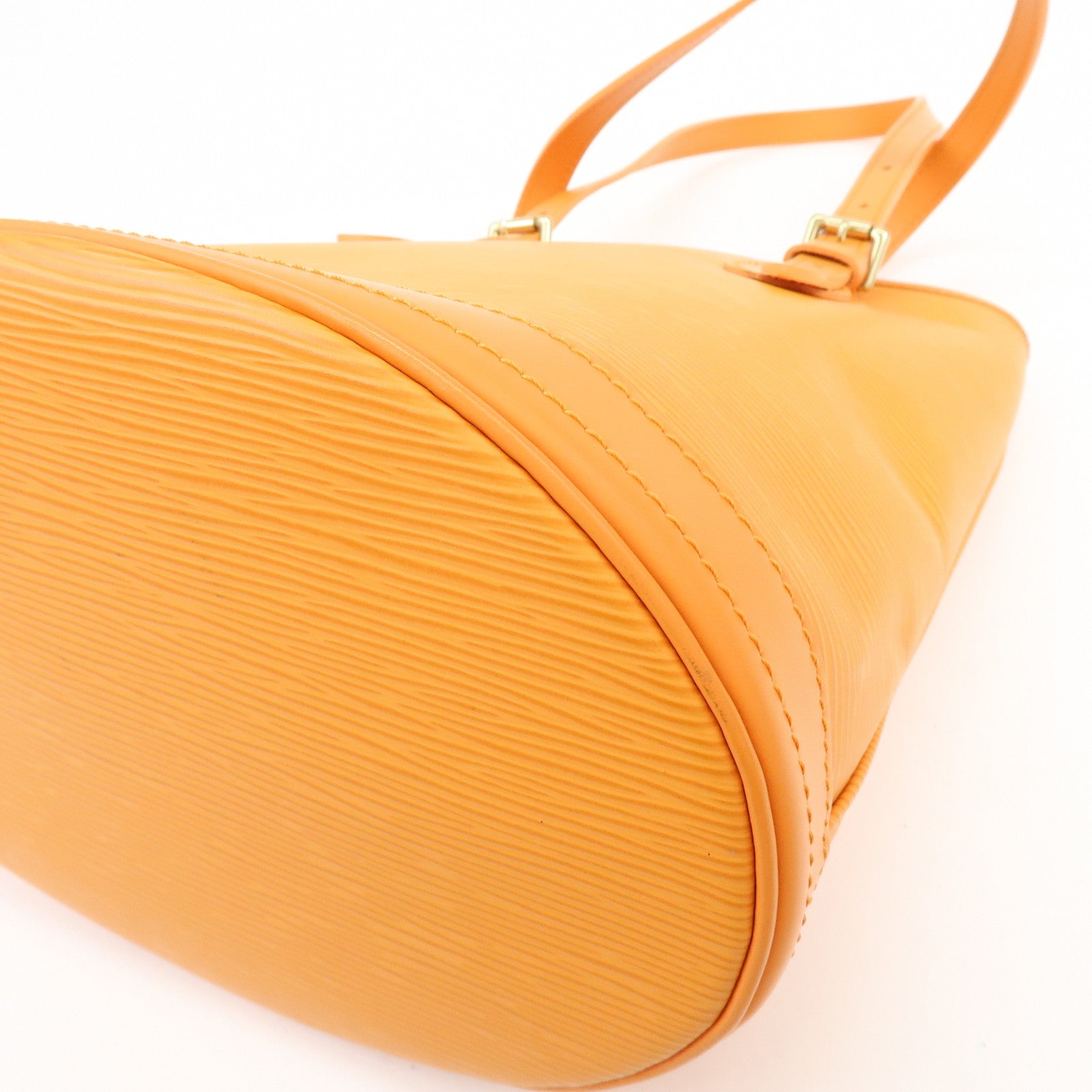Louis Vuitton Epi Bucket PM Shoulder Bag Tote Bag Mandarin M5899H