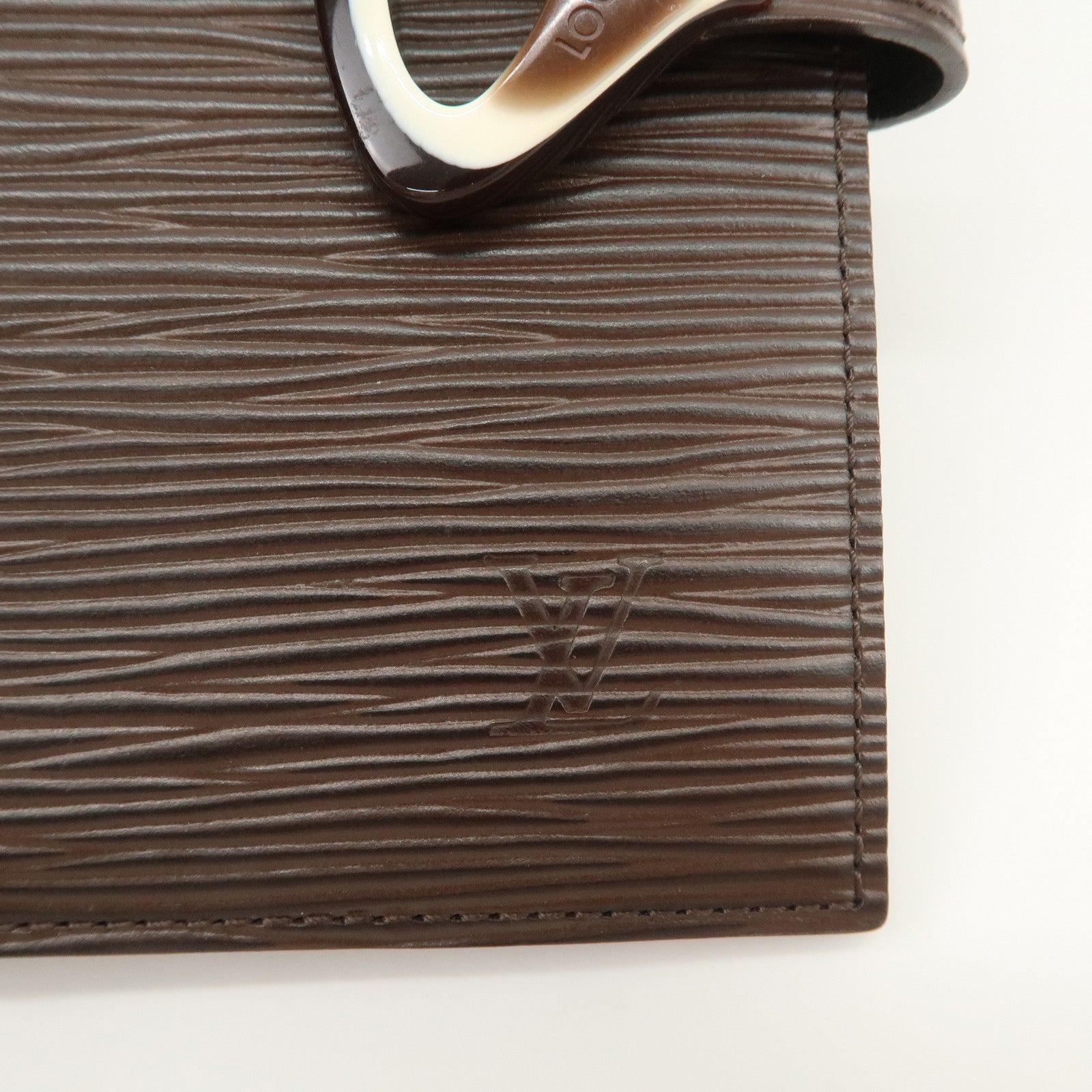 Louis Vuitton Epi Agenda PM Planner Cover Mocha R2009B