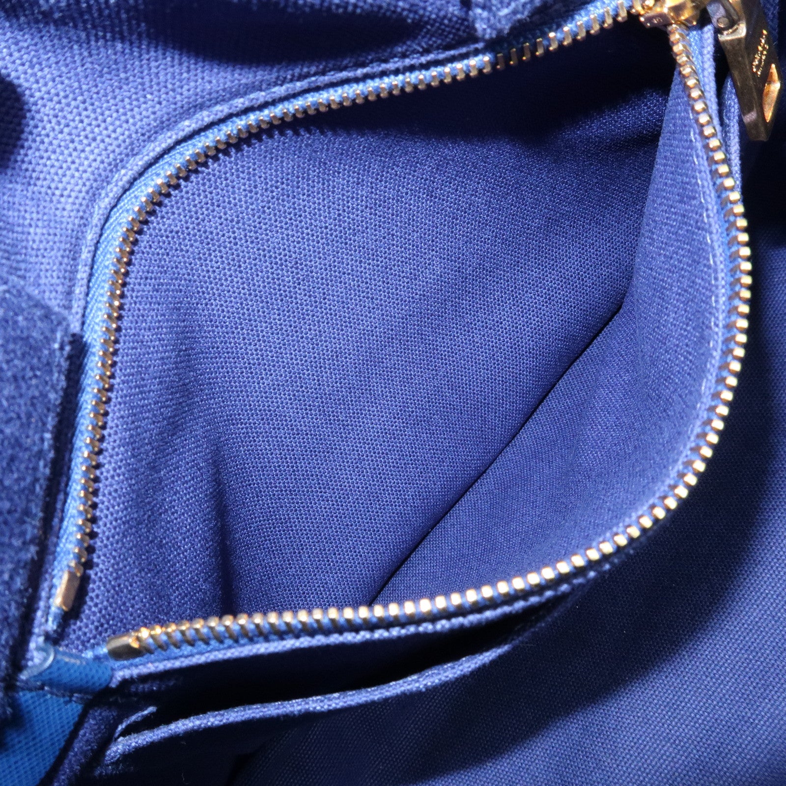 PRADA Triangle Logo Canapa Canvas 2Way Tote Hand Bag Blue BN2642