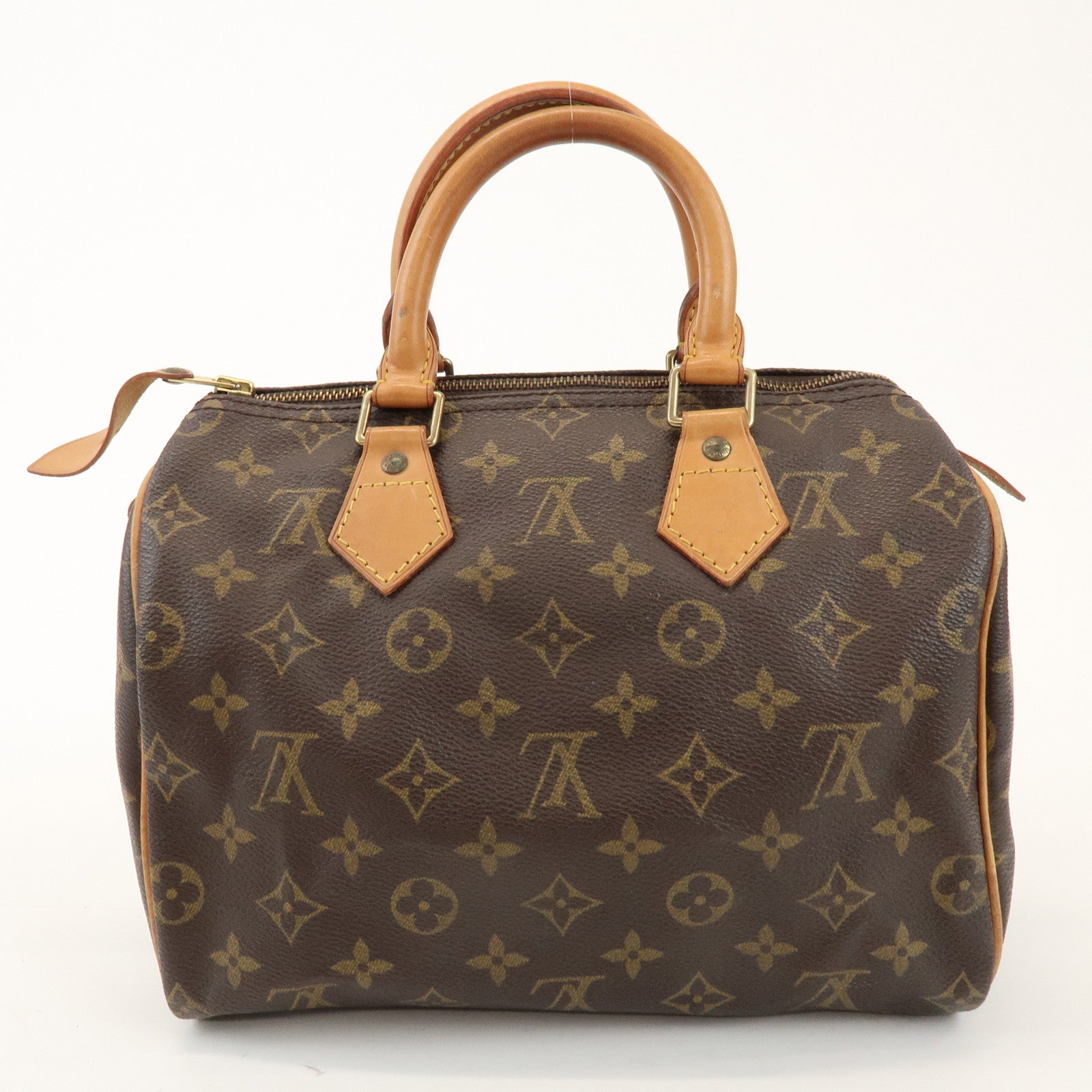 Louis Vuitton Monogram Speedy 25 Boston Bag Hand Bag Brown M41528