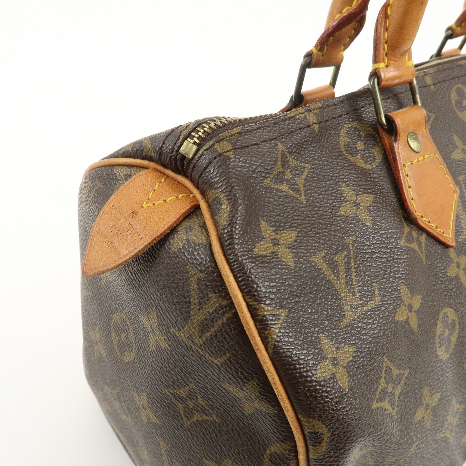 Louis Vuitton Monogram Speedy 30 Boston Bag Hand Bag Brown M41526