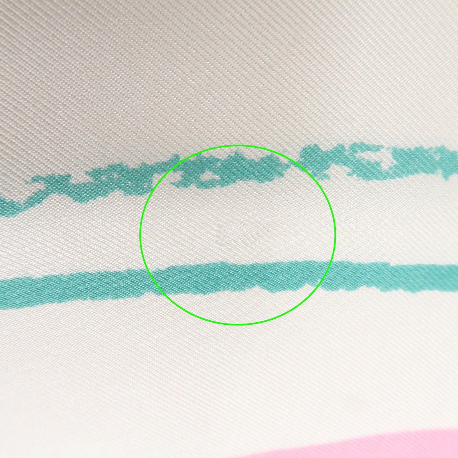 CHANEL COCO Mark Silk 100 % Scarf Pink White Used