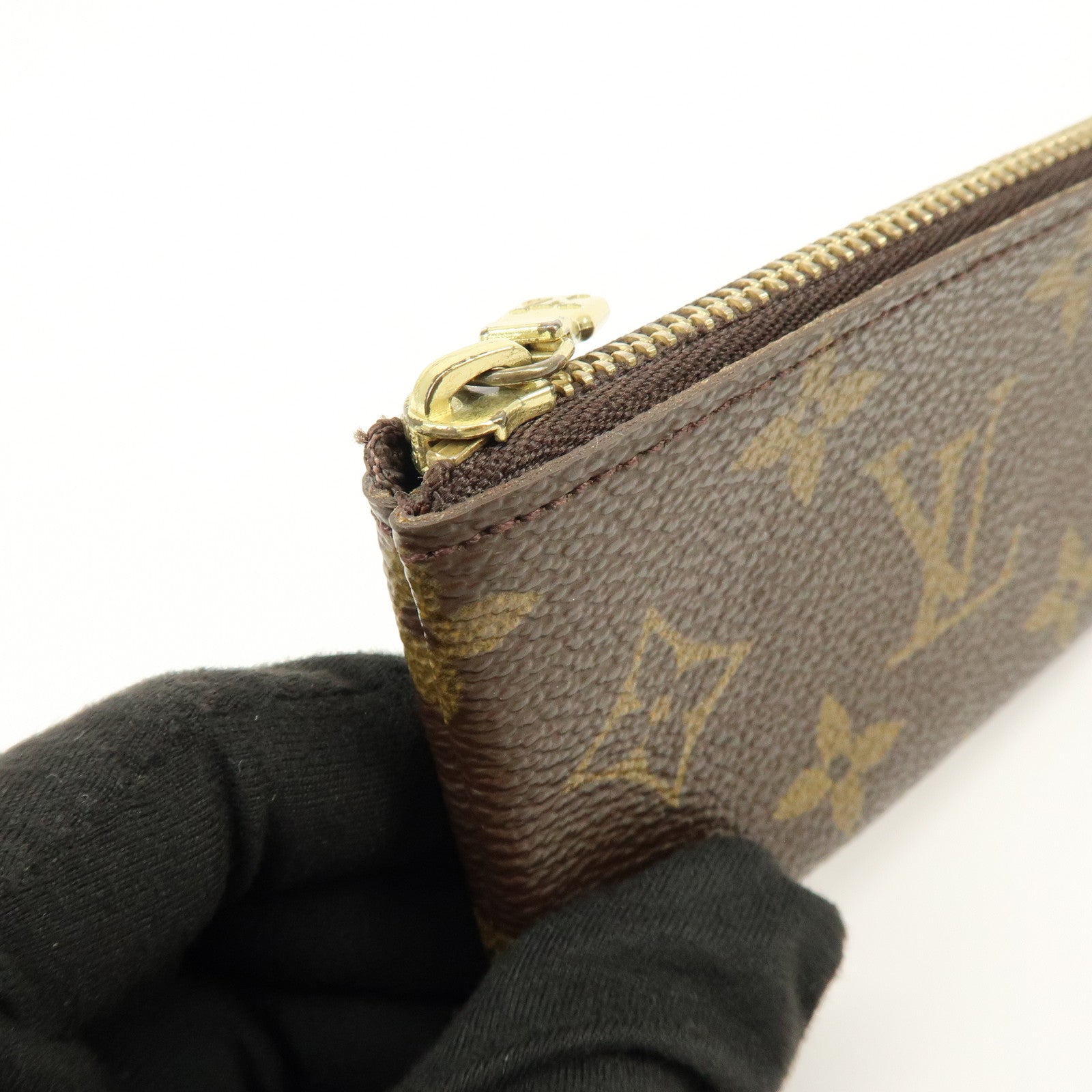 Louis Vuitton Monogram Pochette Cles Coin Case Key Case M62650