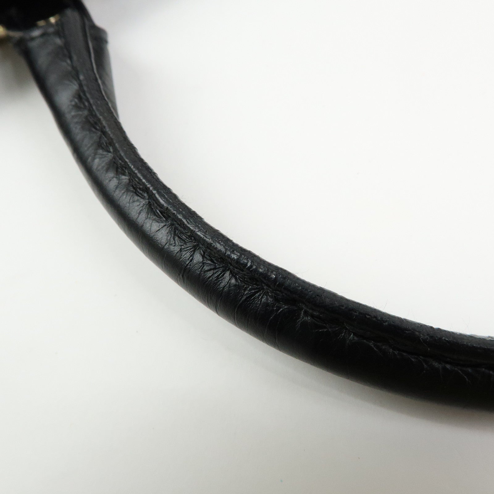 GUCCI Horsebit Leather 2Way Bag Hand Bag Shoulder Bag Black 189888