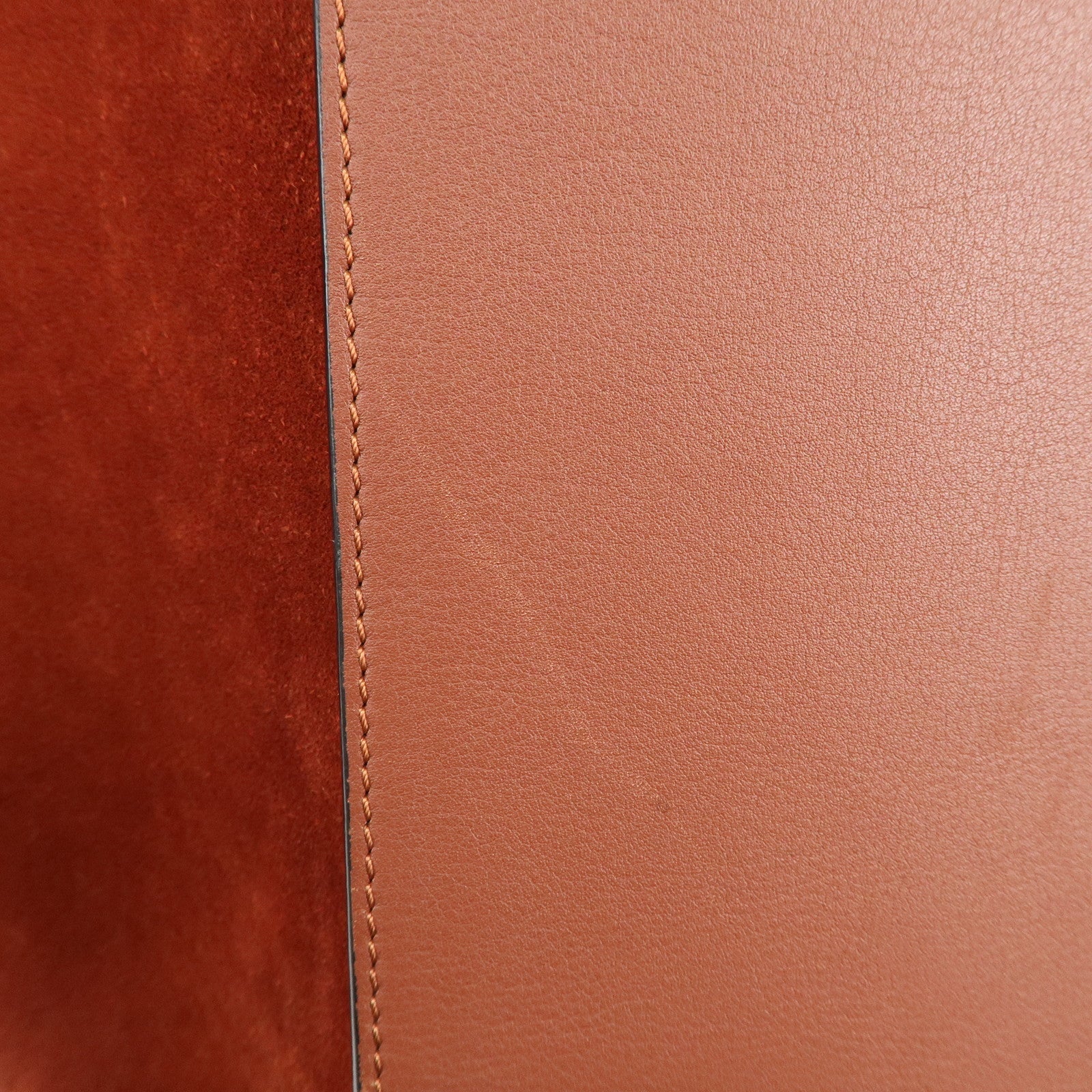 LOEWE Anagram Leather Suede Hammock Large 2Way Shoulder Bag Brown