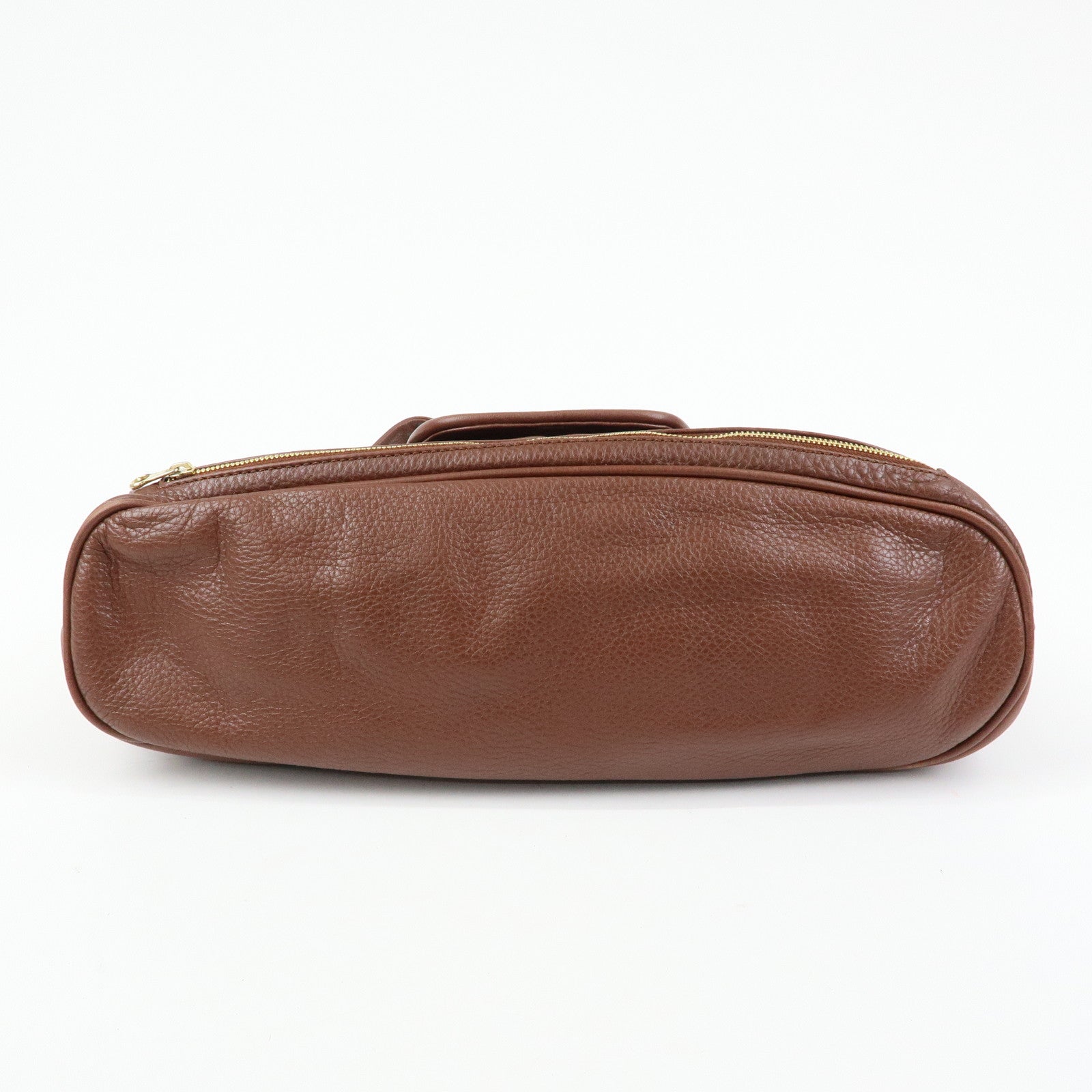 Chloe Cherry Leather 2Way Bag Hand Bag Shoulder Bag Brown