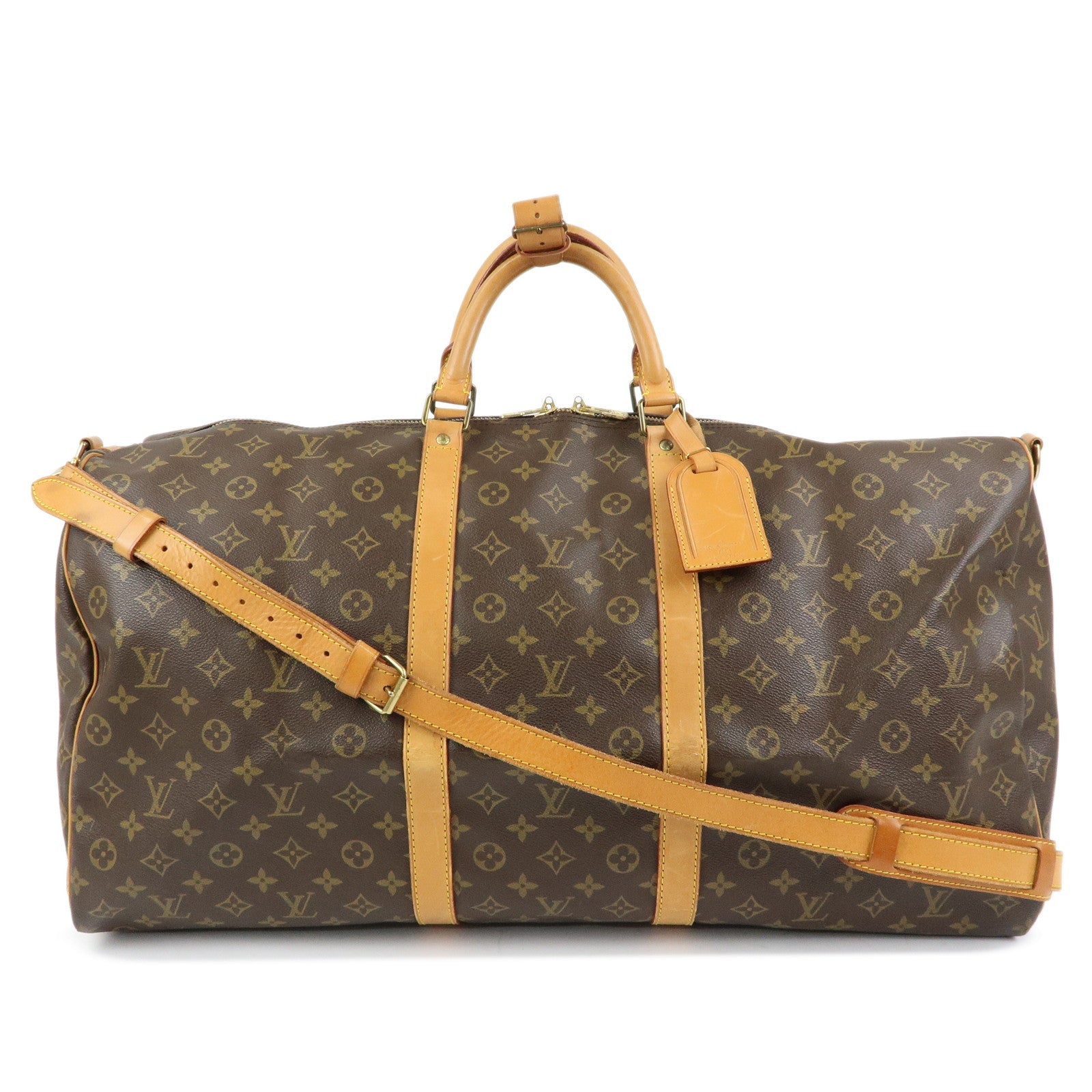 Louis Vuitton Monogram Keep All Bandouliere 60 Boston Bag M41412