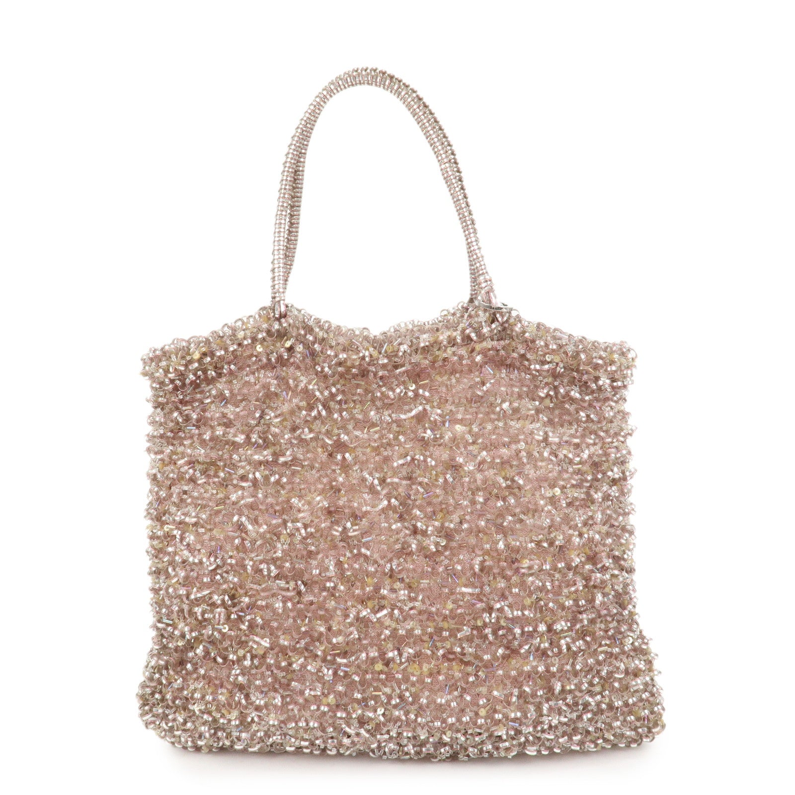 ANTEPRIMA PVC Hand Bag Tote Bag Clear Pink