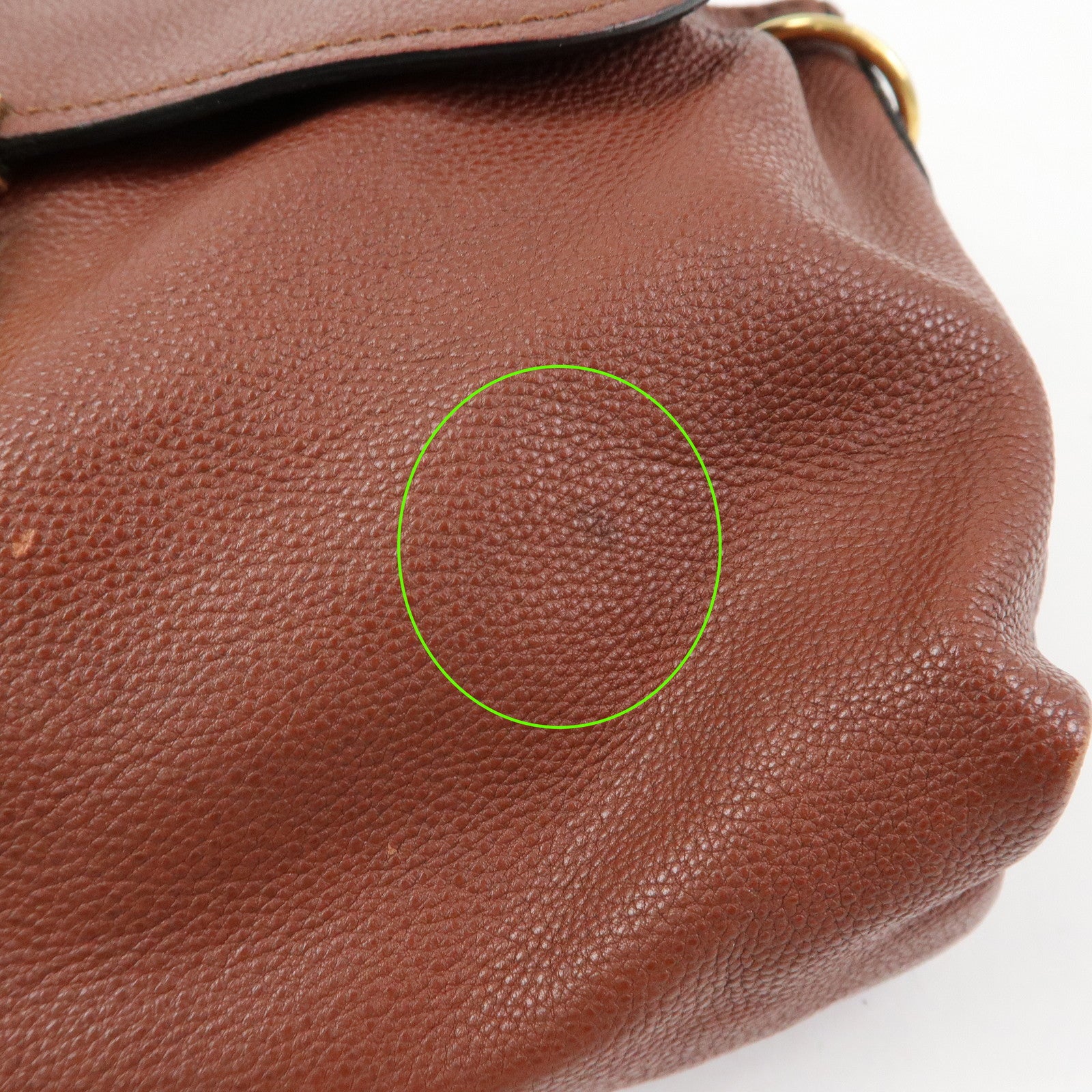 Chloe Elsie Leather 2Way Bag Shoulder Bag Hand Bag Brown