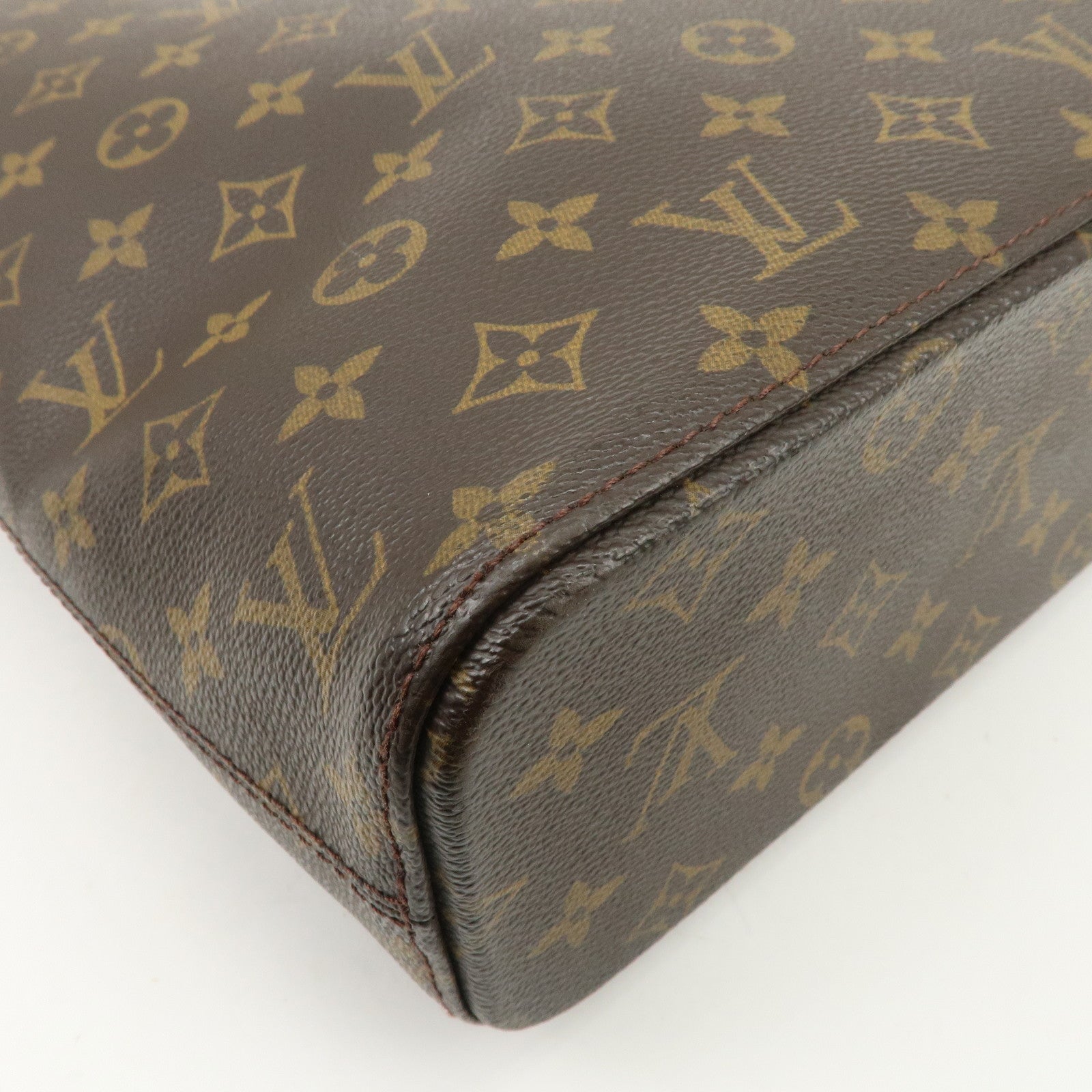 Louis Vuitton Monogram Luco Tote Bag Shoulder Bag Brown M51155