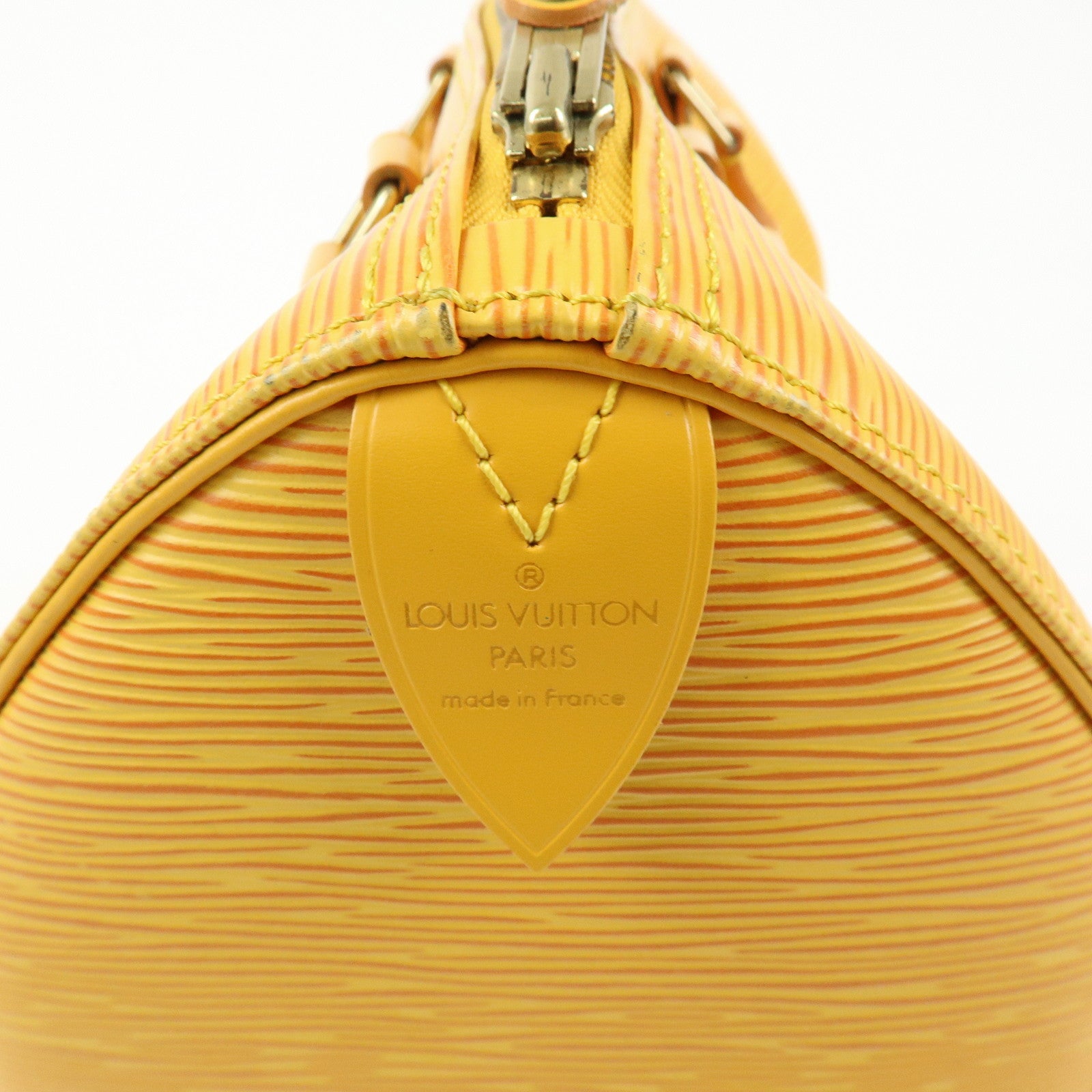 Louis Vuitton Epi Speedy 25 Boston Bag Hand Bag Yellow M43019