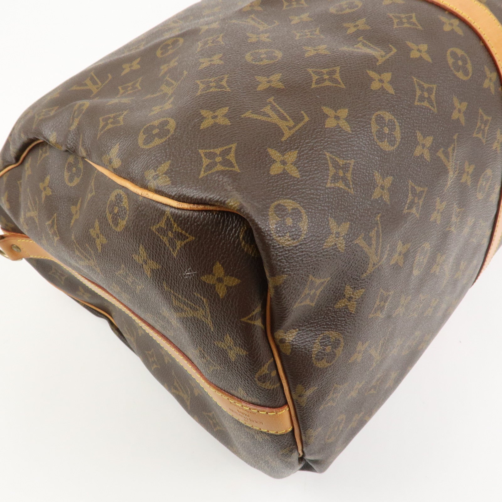 Louis Vuitton Monogram Keep All Bandouliere 60 Boston Bag M41412