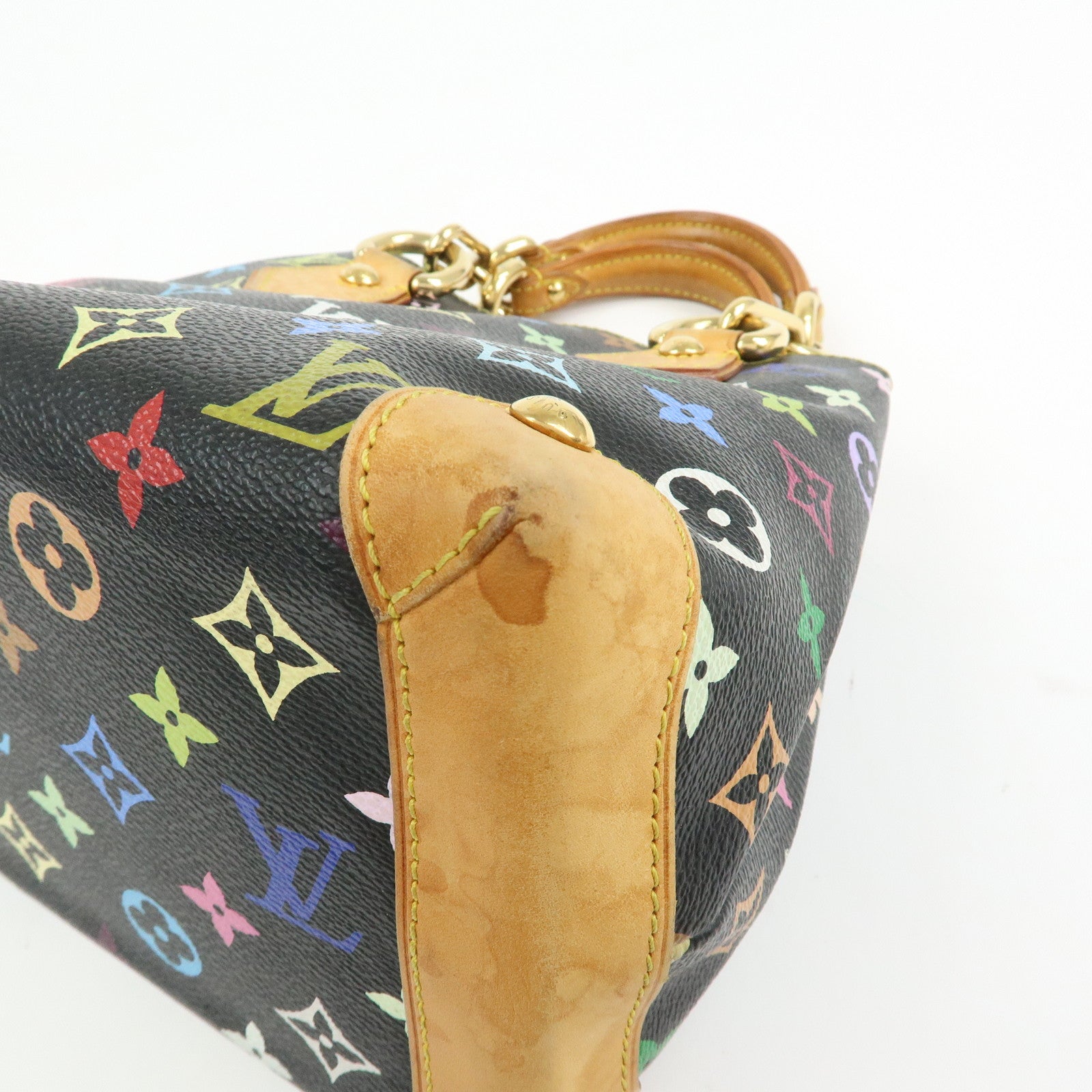 Louis Vuitton Monogram Multicolor Audra Hand Bag Noir Black M40048
