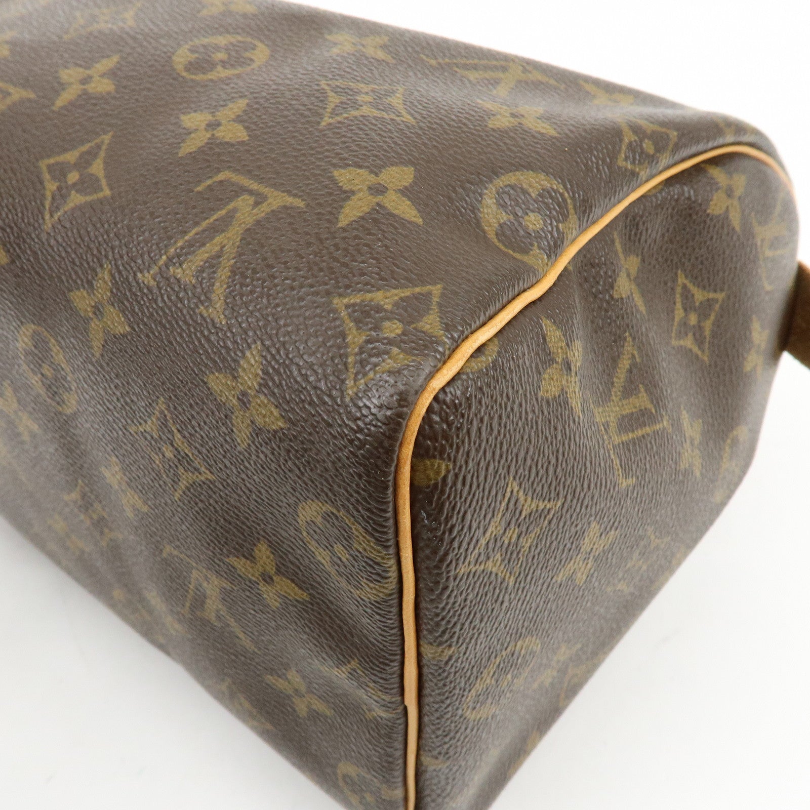 Louis Vuitton Monogram Speedy 25 Boston Bag Hand Bag Brown M41528