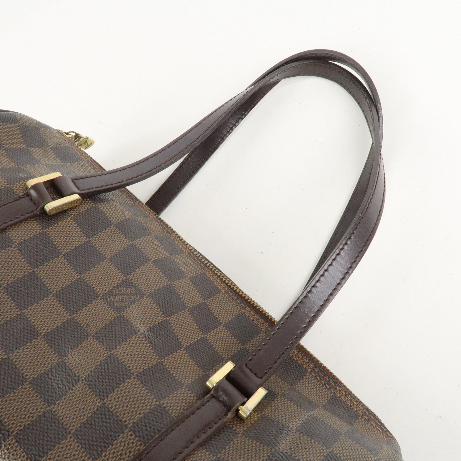 Louis Vuitton Damier Ebene Papillon 30 Hand Bag Brown N51303